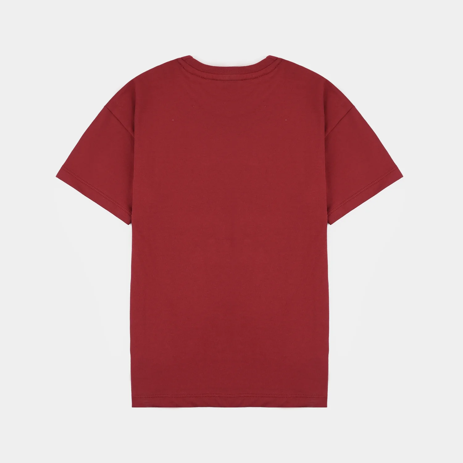 Boys Cotton Jersey T-Shirt H/S Dare to Explore-RED - Image 3
