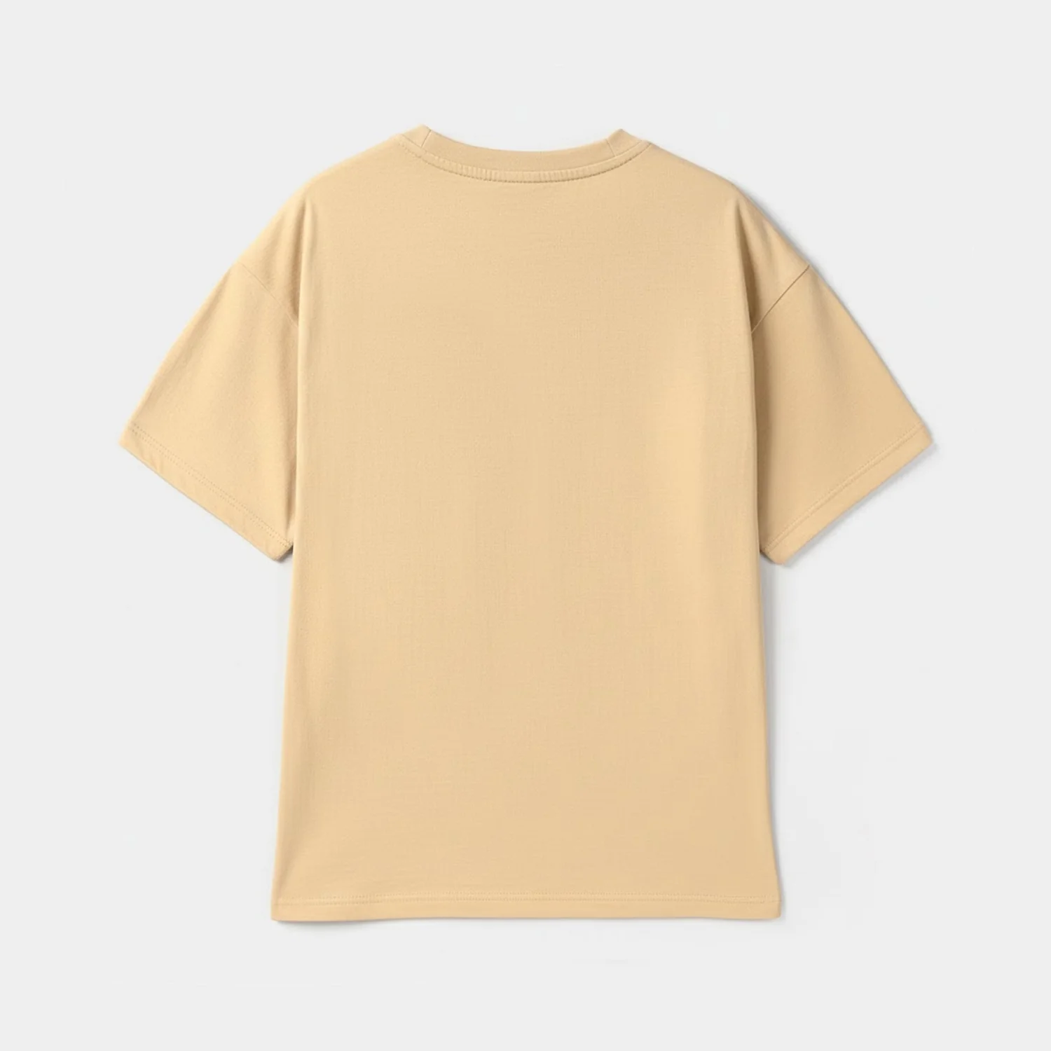 Boys Cotton Jersey T-Shirt (FOOTBALL) - Warm Sand - Image 4