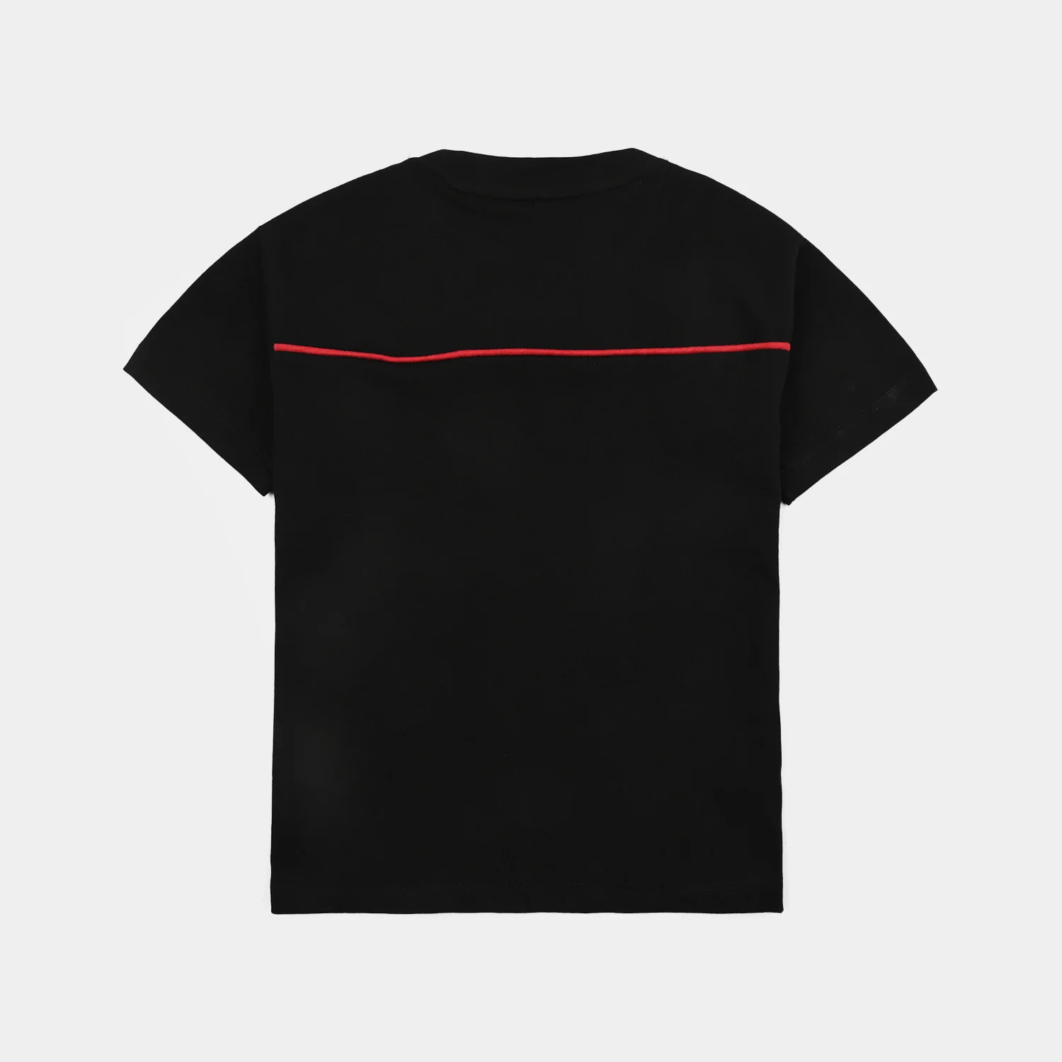 Boys Cotton Jersey T-Shirt H/S Fourty Six-Jet Black - Image 4
