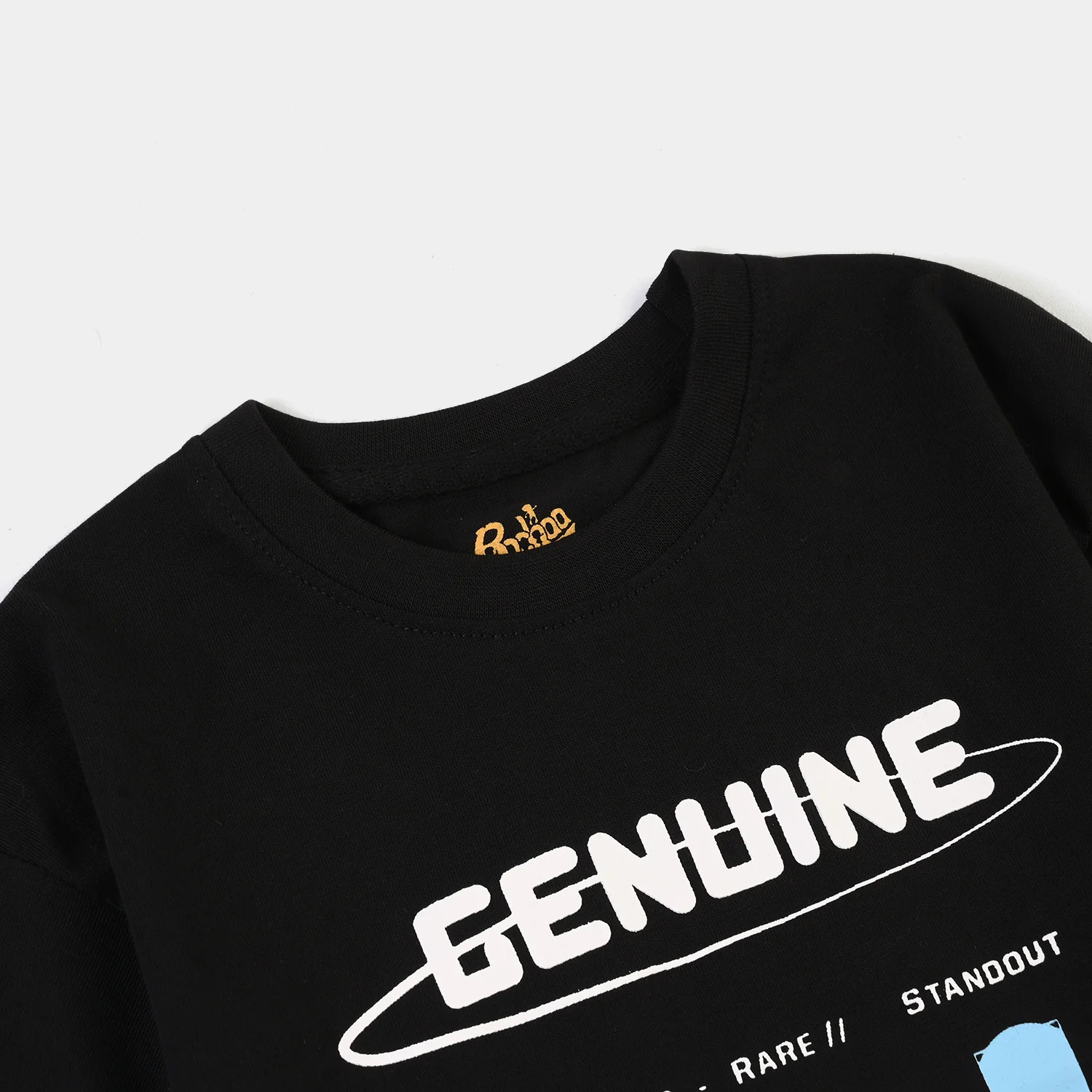Boys Cotton Jersey T-Shirt Genuine - Jet Black - Image 2