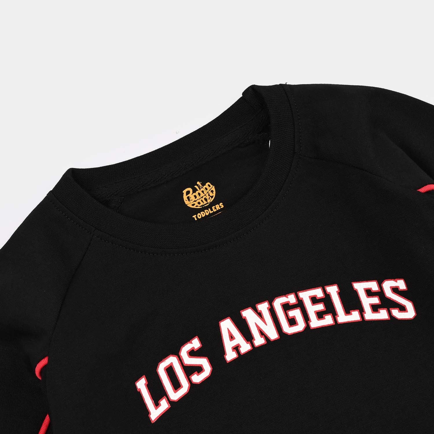 Boys Cotton Jersey T-Shirt H/S Los Angeles-Jet Black - Image 2