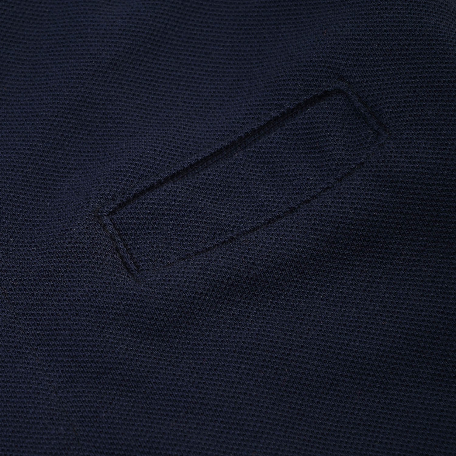 Boys Cotton PK Knitted Shirt Basketball- Navy - Image 3