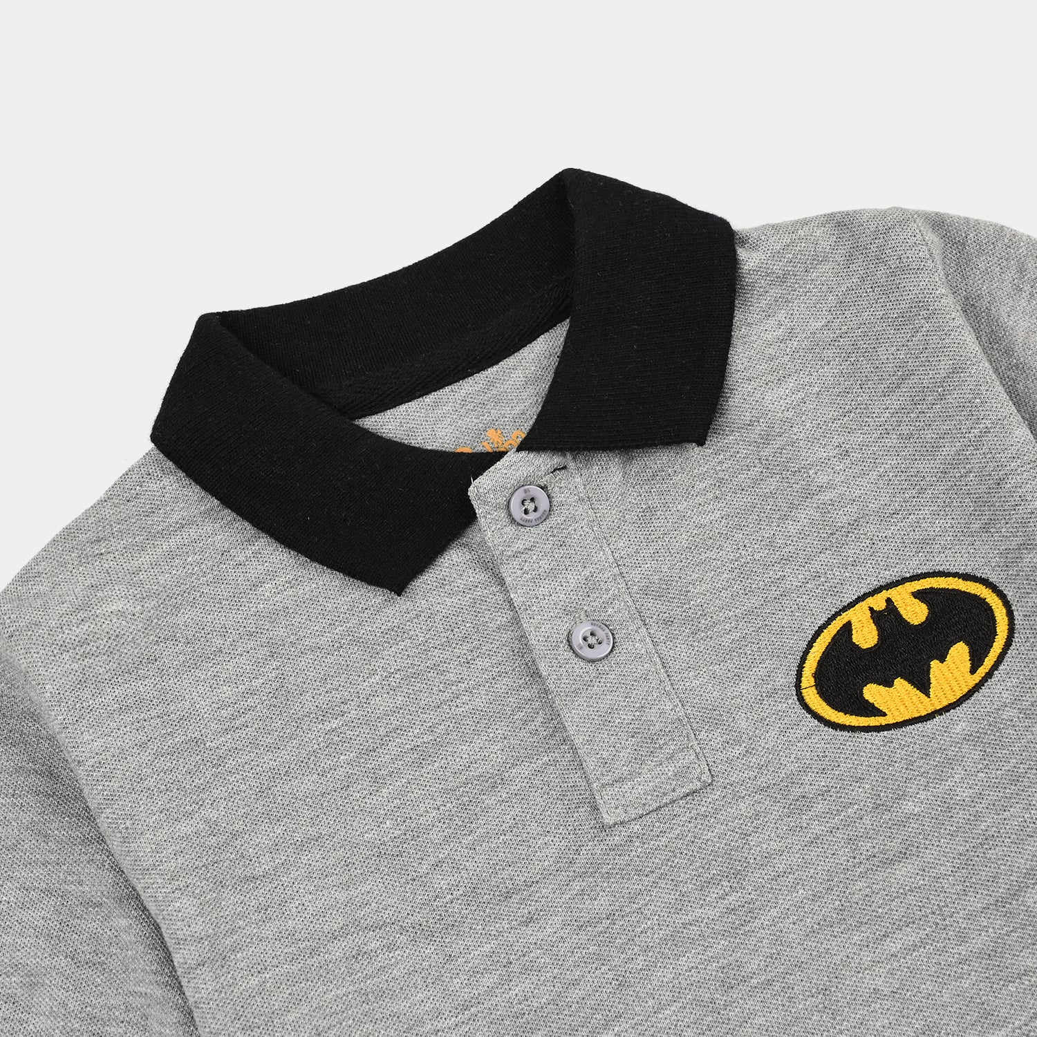 Boys Cotton PK Polo Character-Heater.Grey - Image 2