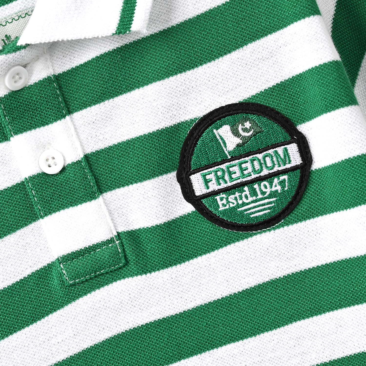 Boys Cotton PK Polo Freedom-Snow.White - Image 2