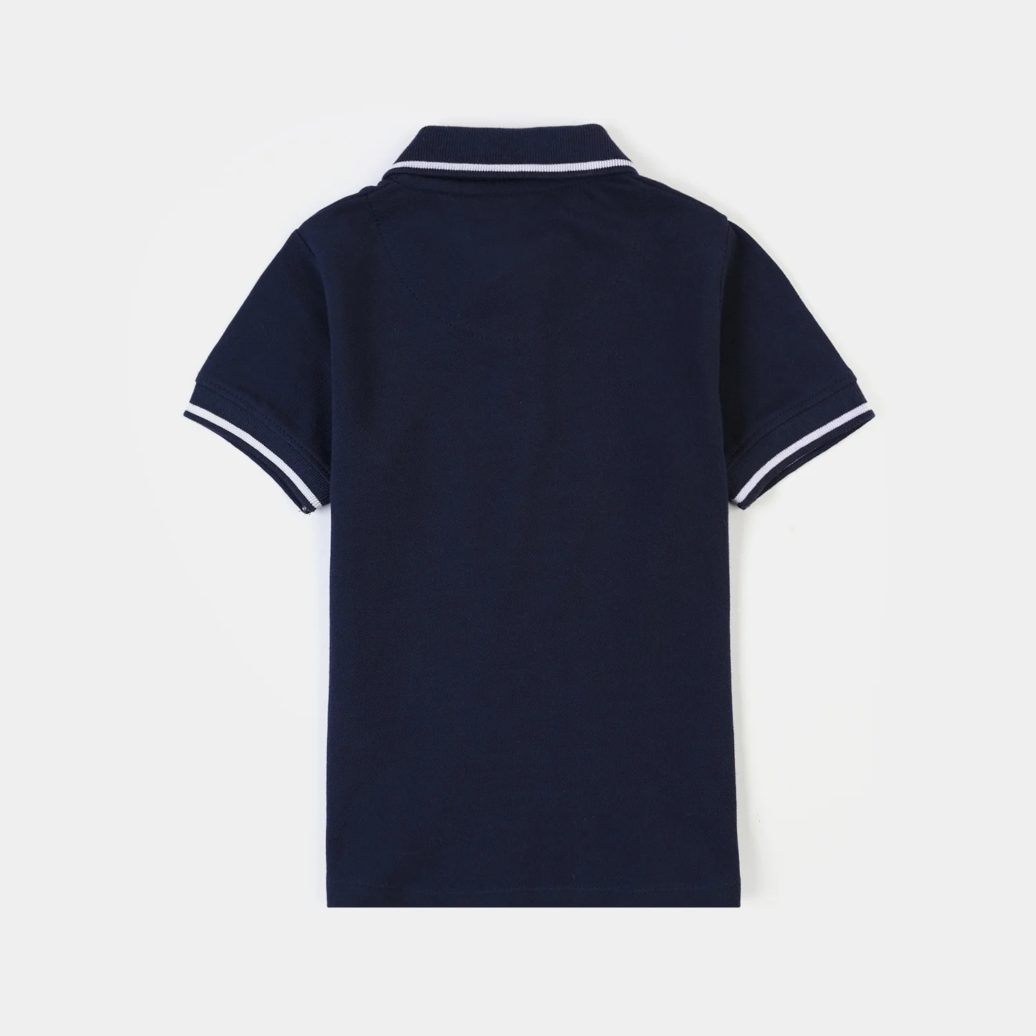 Boys Cotton PK Polo Character - NAVY - Image 3