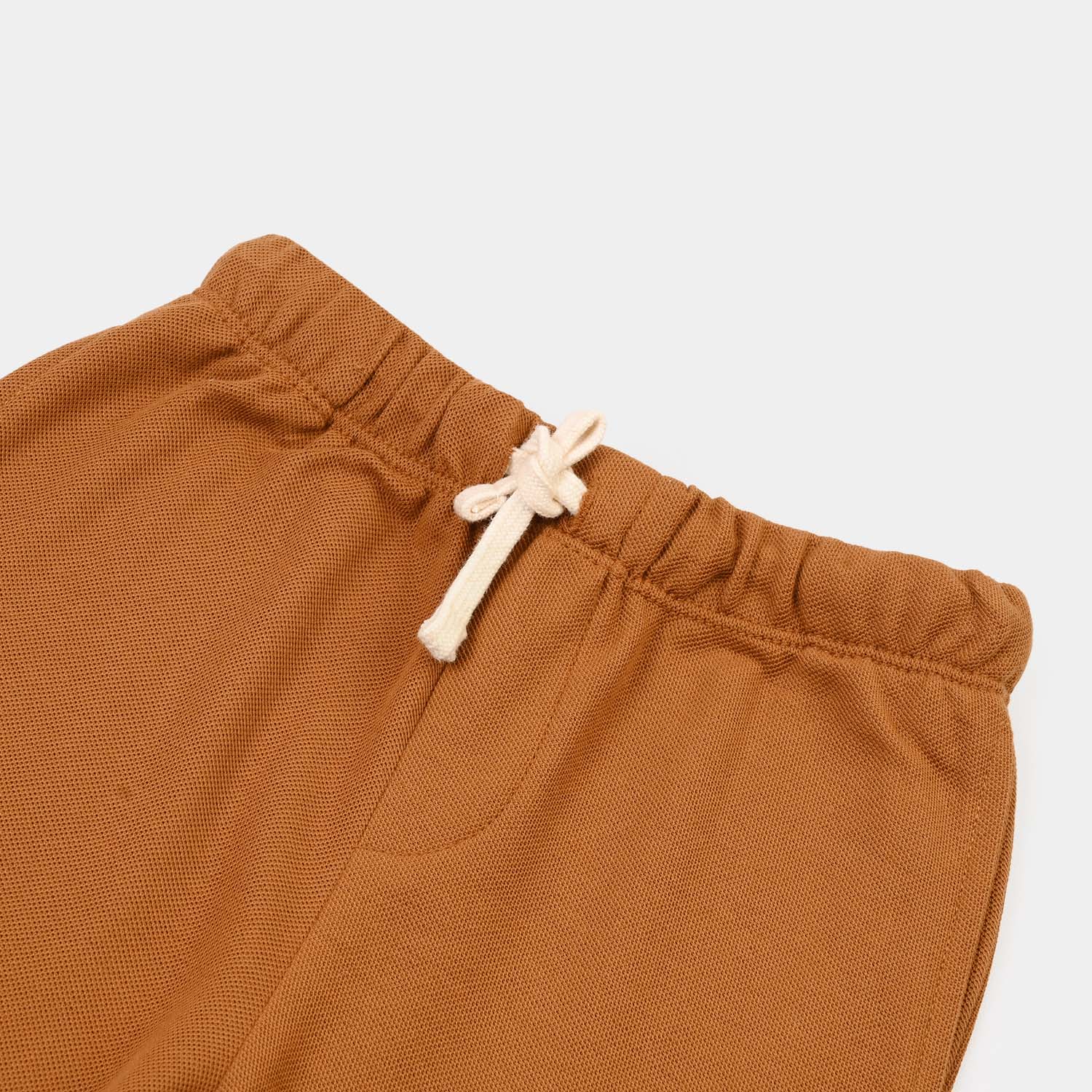 Boys Cotton PK Short Mode On-BROWN - Image 2