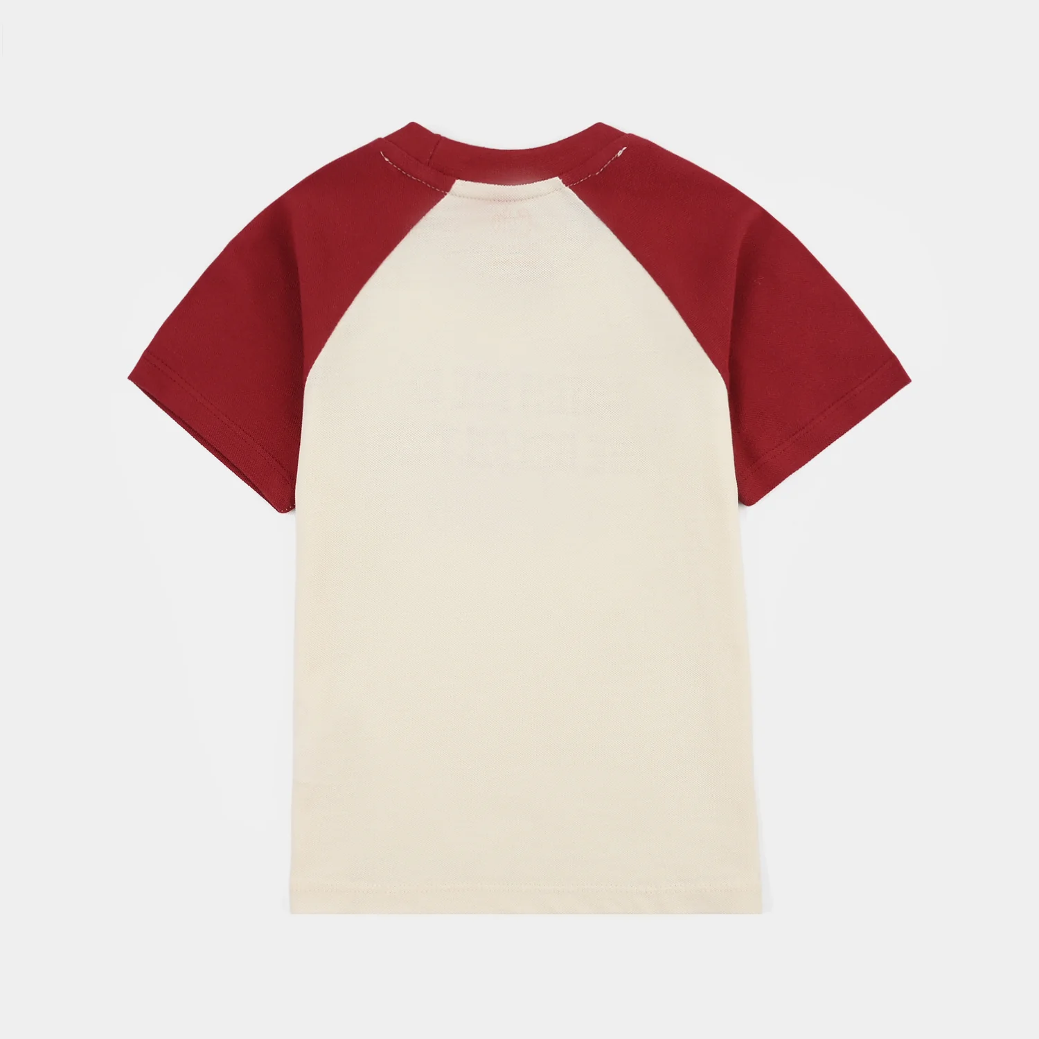 Boys Cotton PK T-Shirt H/S Catch Me-OFF-White - Image 3