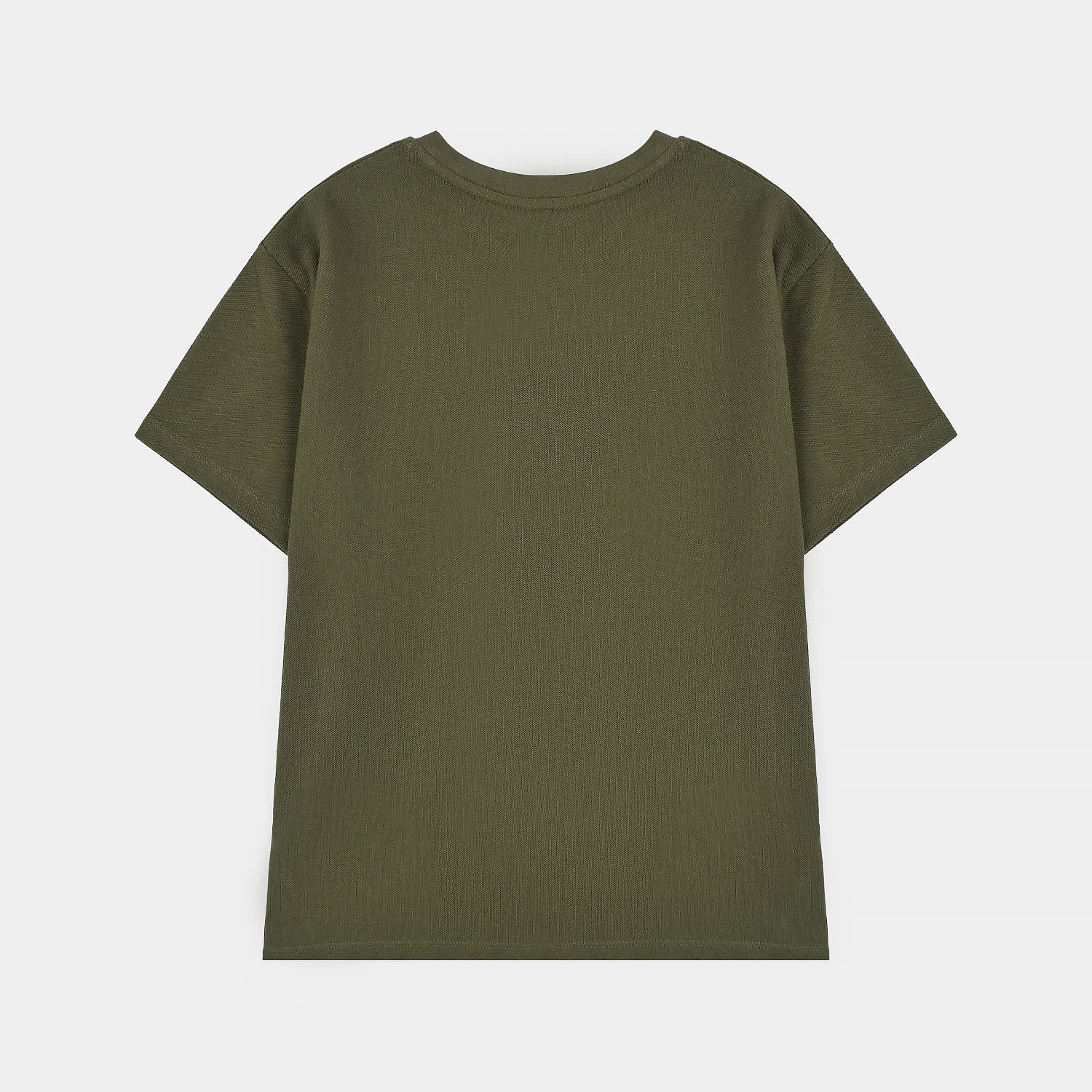 Boys Cotton PK T-Shirt H/S Rising-Olive Green - Image 4