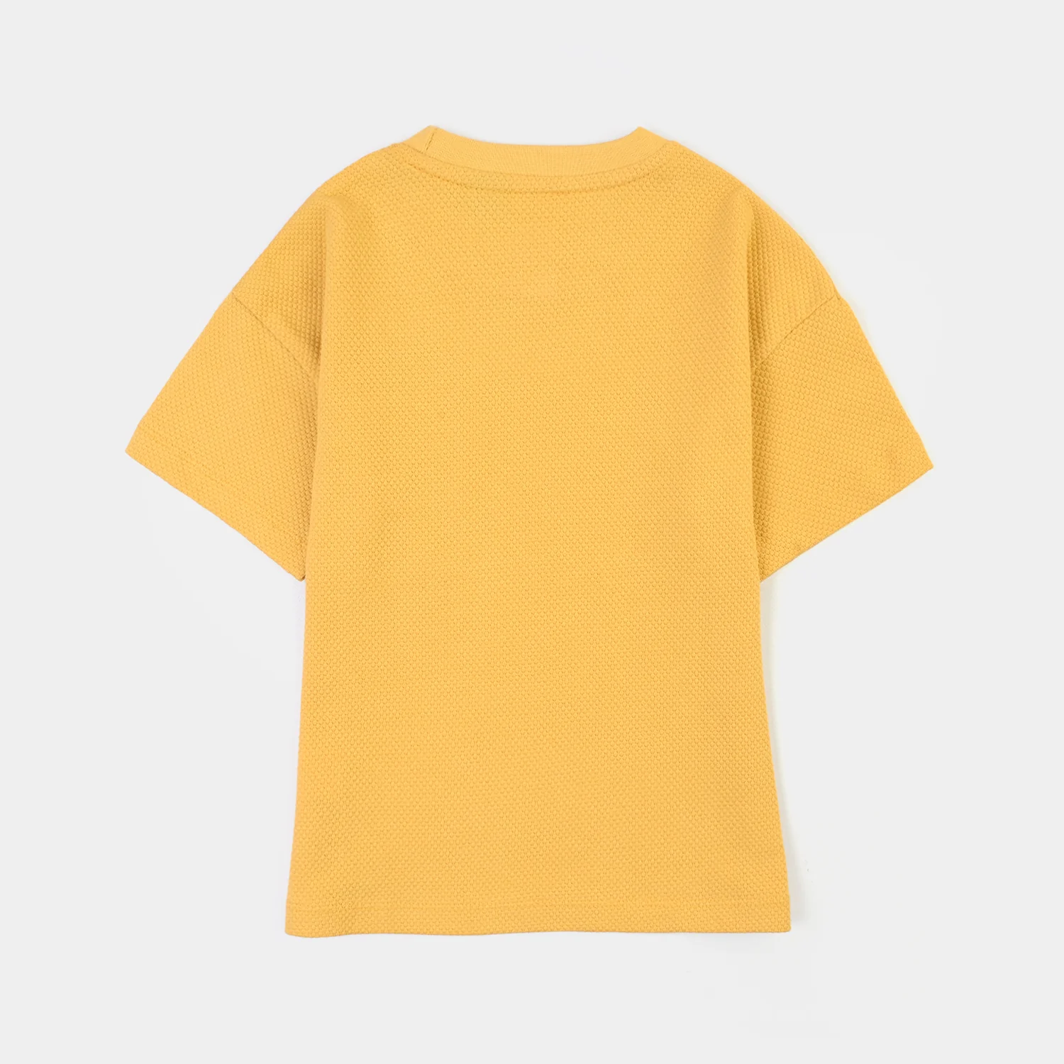 Boys Cotton PK T-Shirt Sun - Ochre - Image 5