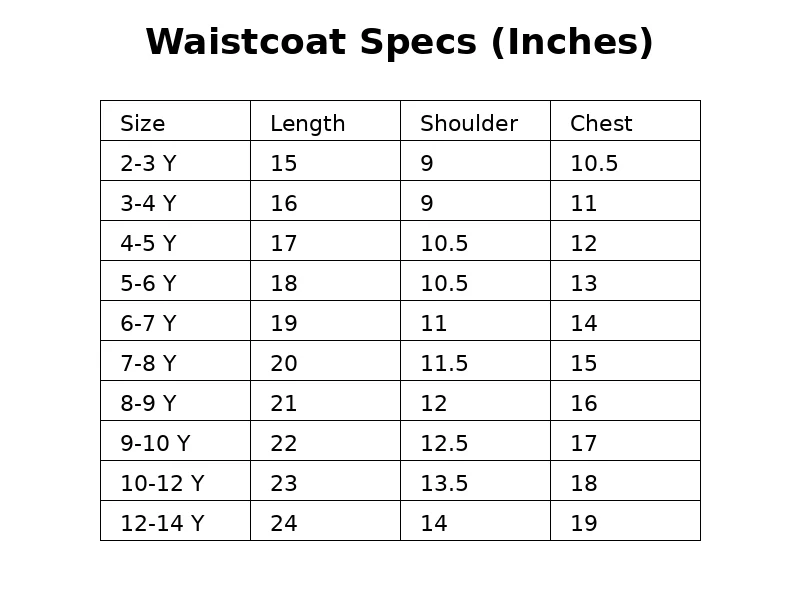 Boys Poly Viscose Waistcoat (Elegant) - White - Image 5