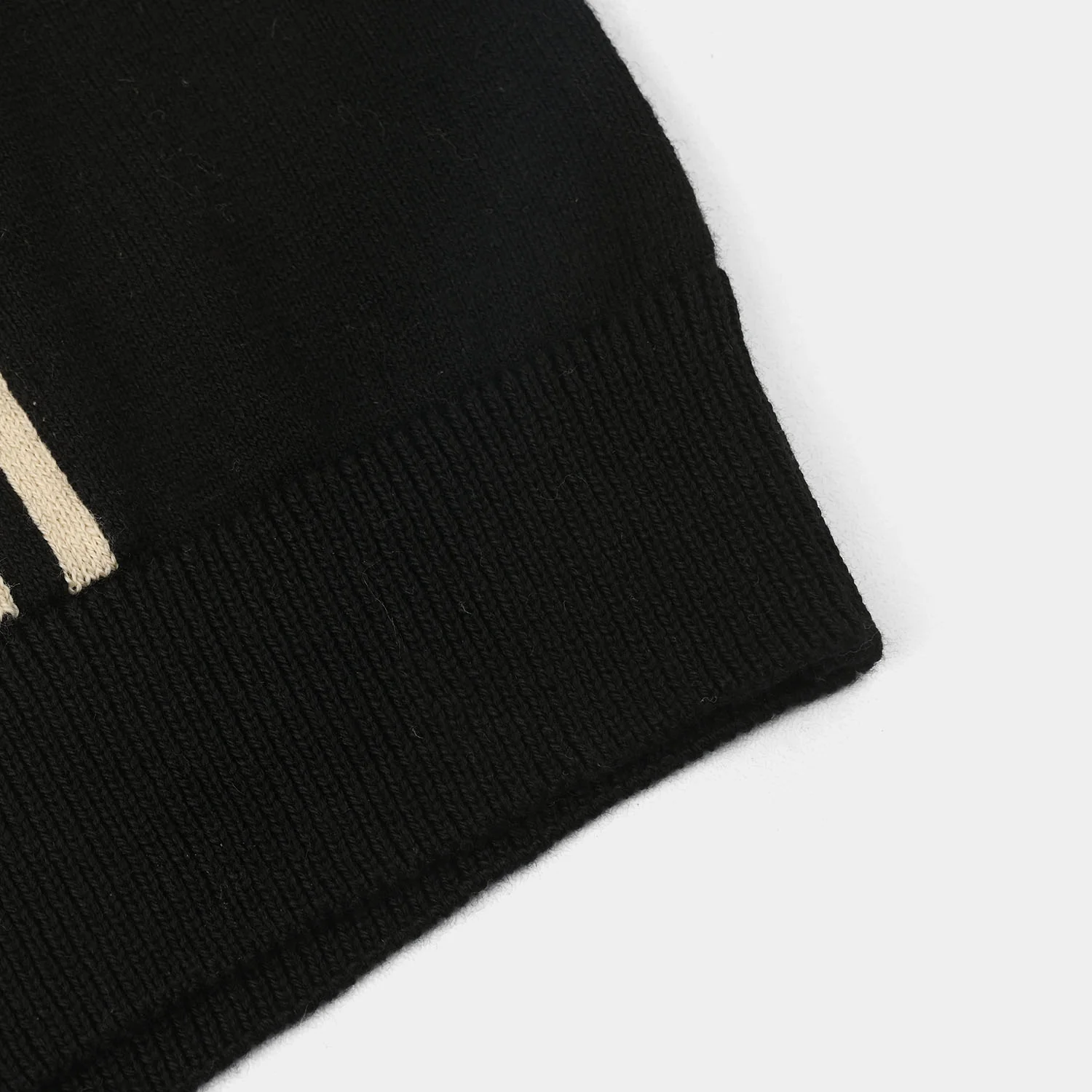 Boys Cotton Sweater Knit Polo (Resort) - Black - Image 3