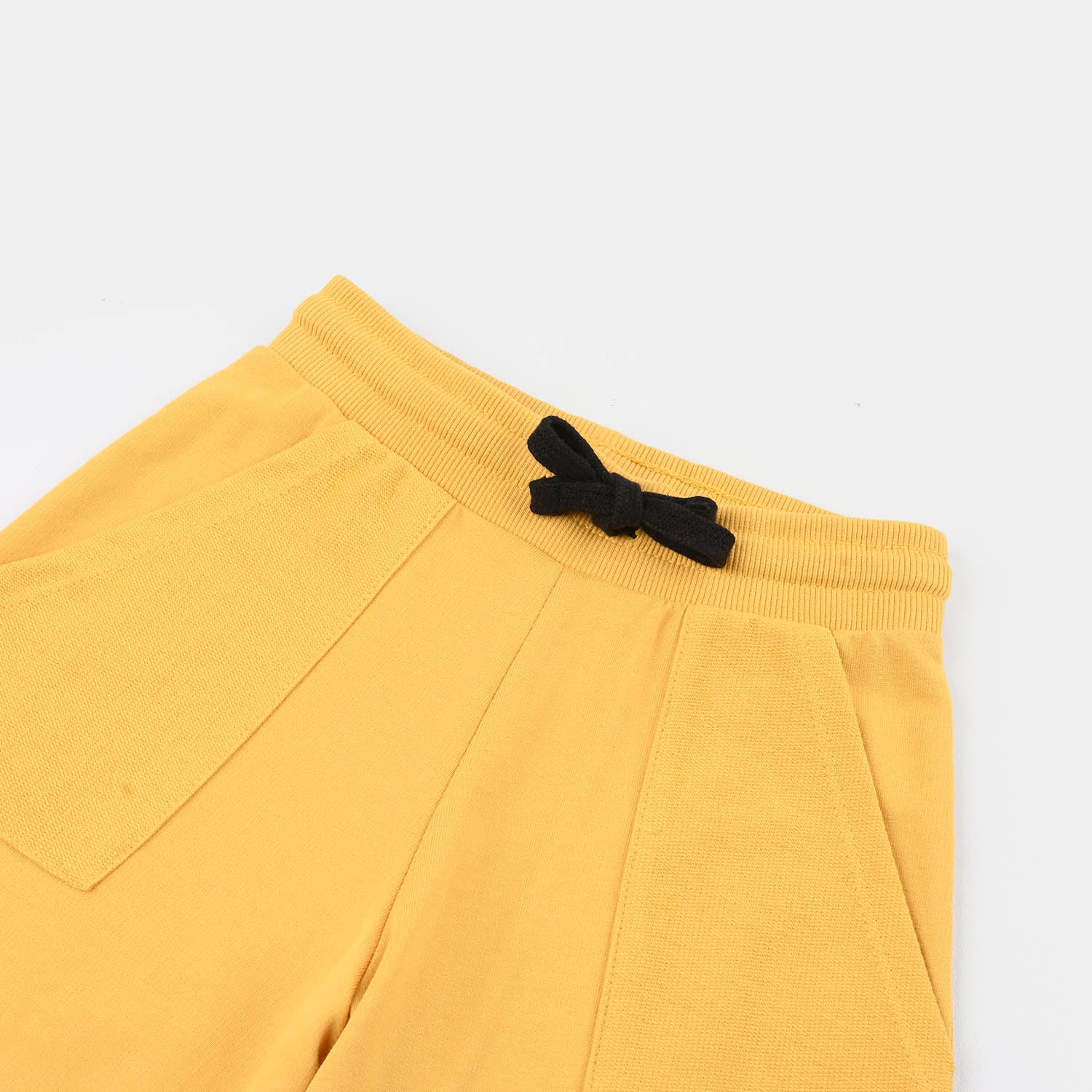 Boys Cotton Terry Short Unlimited Fun- Yellow - Image 2