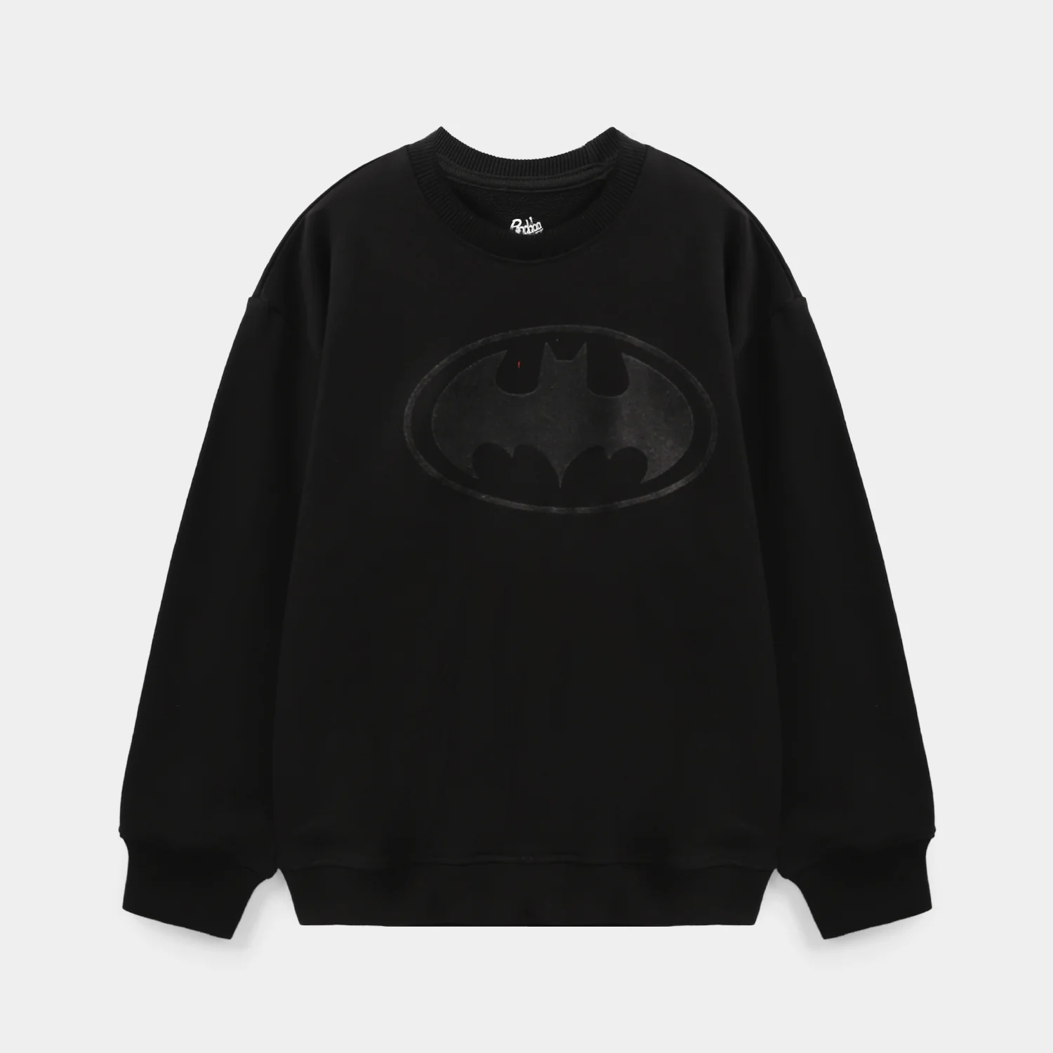 Boys Cotton Terry Sweatshirt-BLACK - Image 5