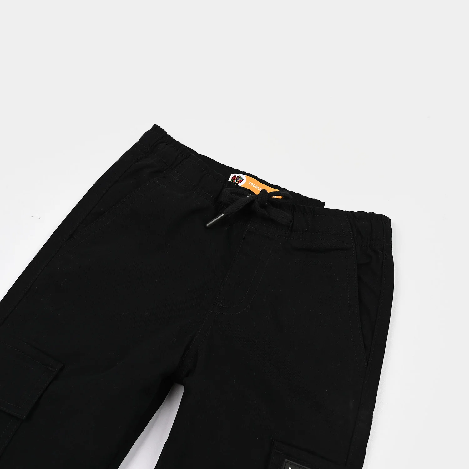 Boys Cotton Twill Pant Nature Land-BLACK - Image 2