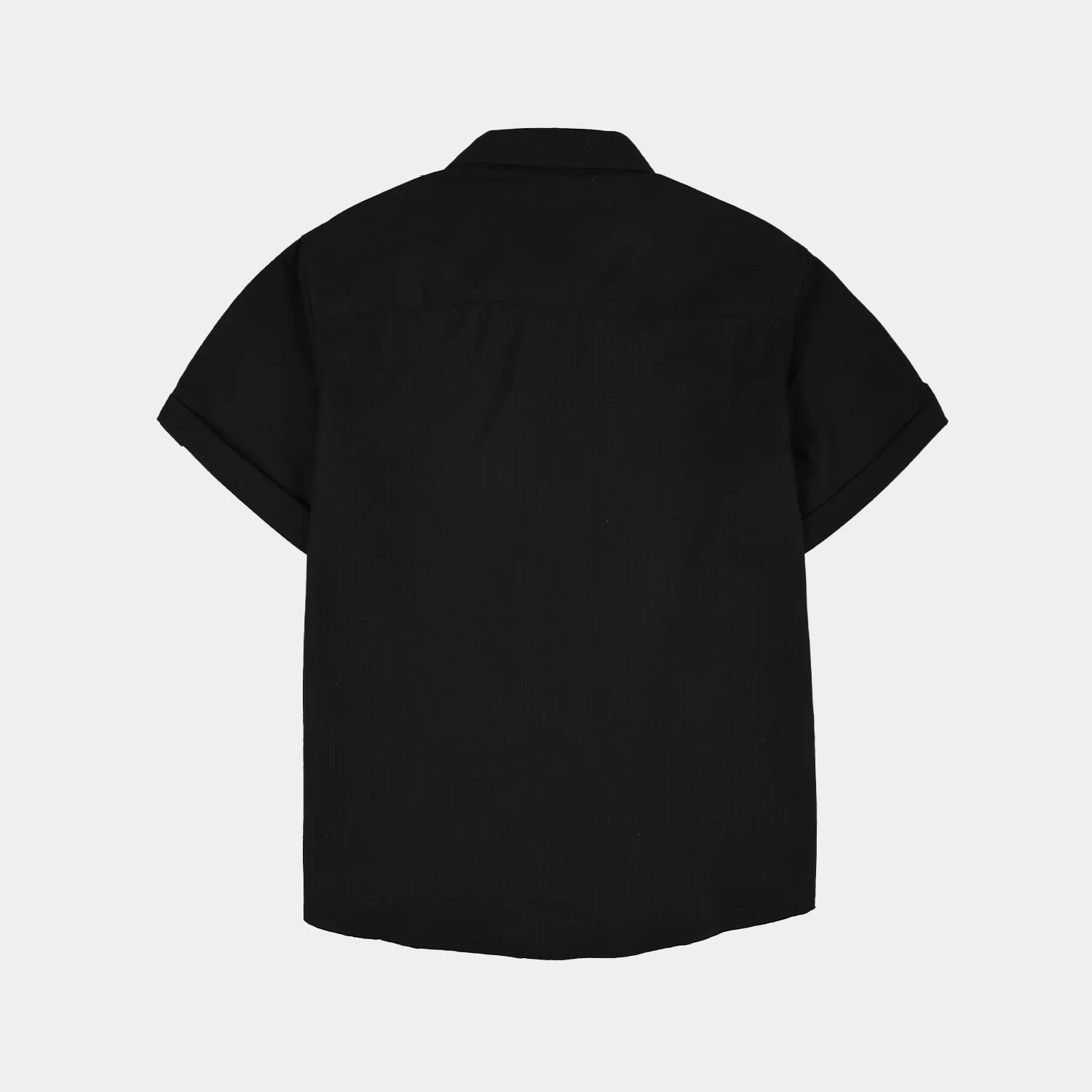 Boys Cotton Twill Shirt (Speedmark)-BLACK - Image 5