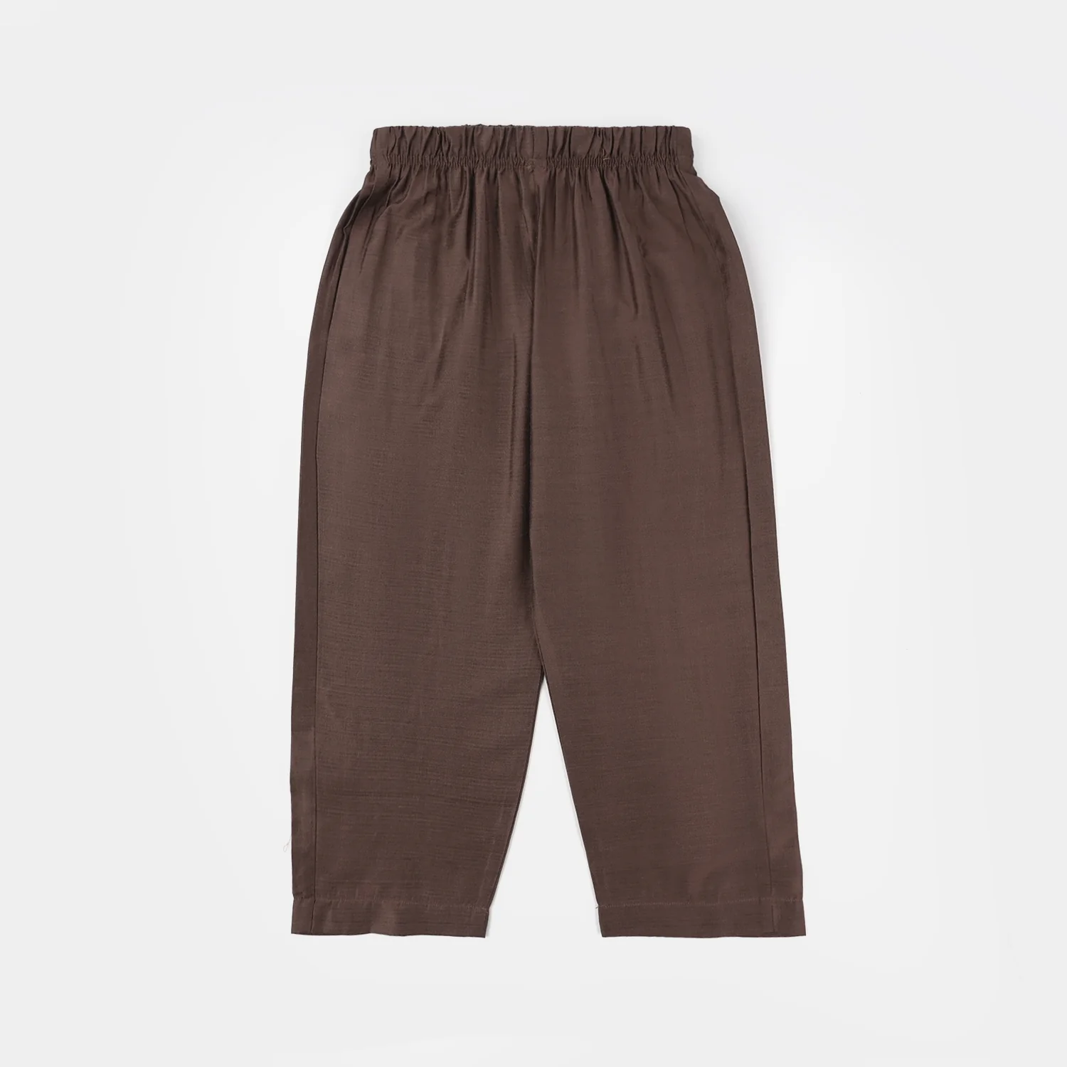 Boys Cotton Viscose Kurta Pajama (Sitara) - Brown - Image 5