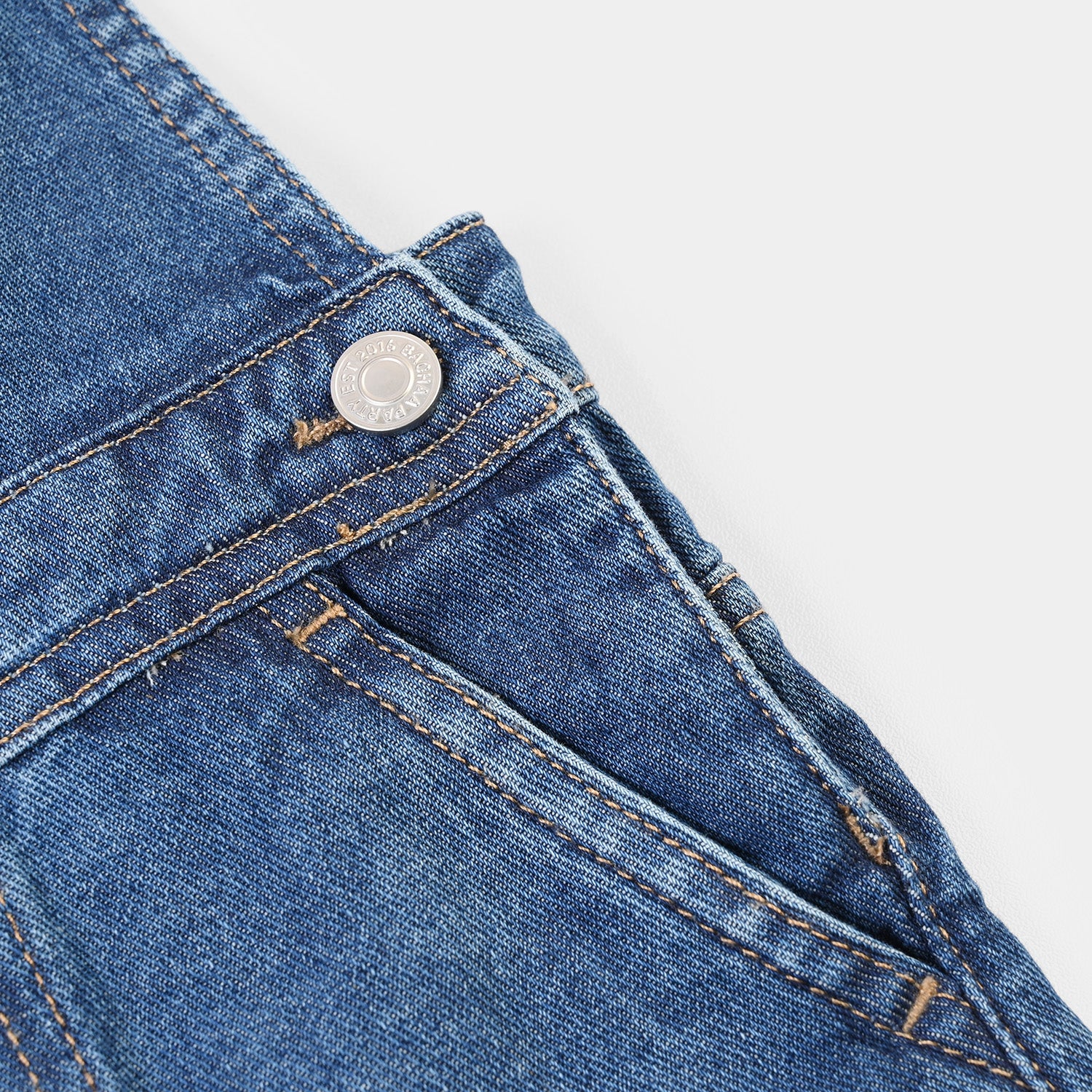 Boys Denim rigid Dangri Don’t Stop Rolling-DARK BLUE - Image 3