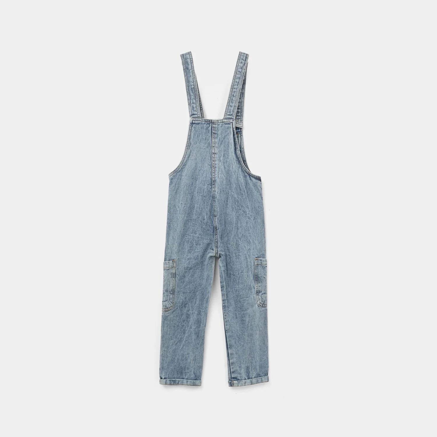 Boys Denim Rigid Overall (Van Surf Trip) - Light Blue - Image 4