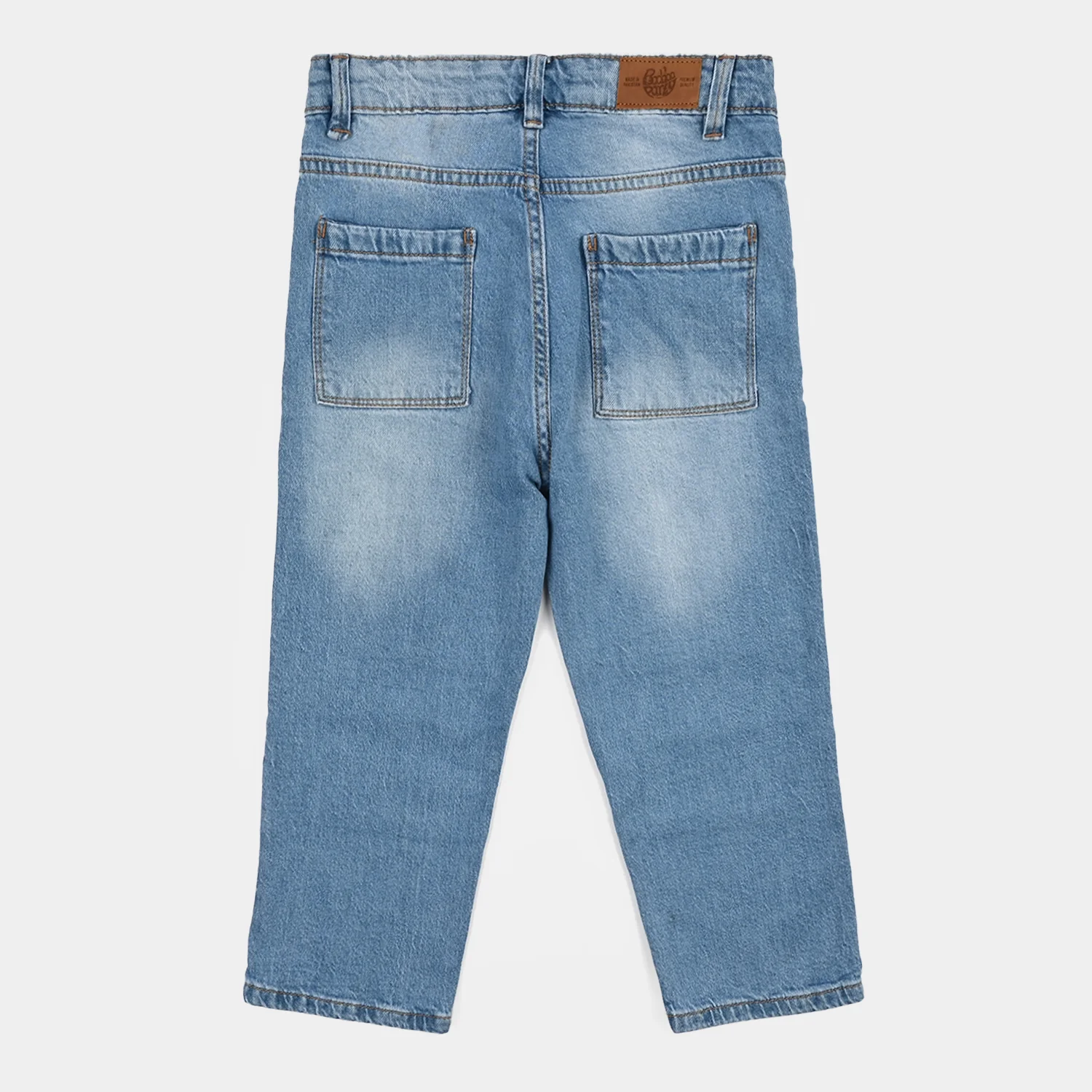 Boys Denim rigid Pant Fully Charged-Light Blue - Image 5
