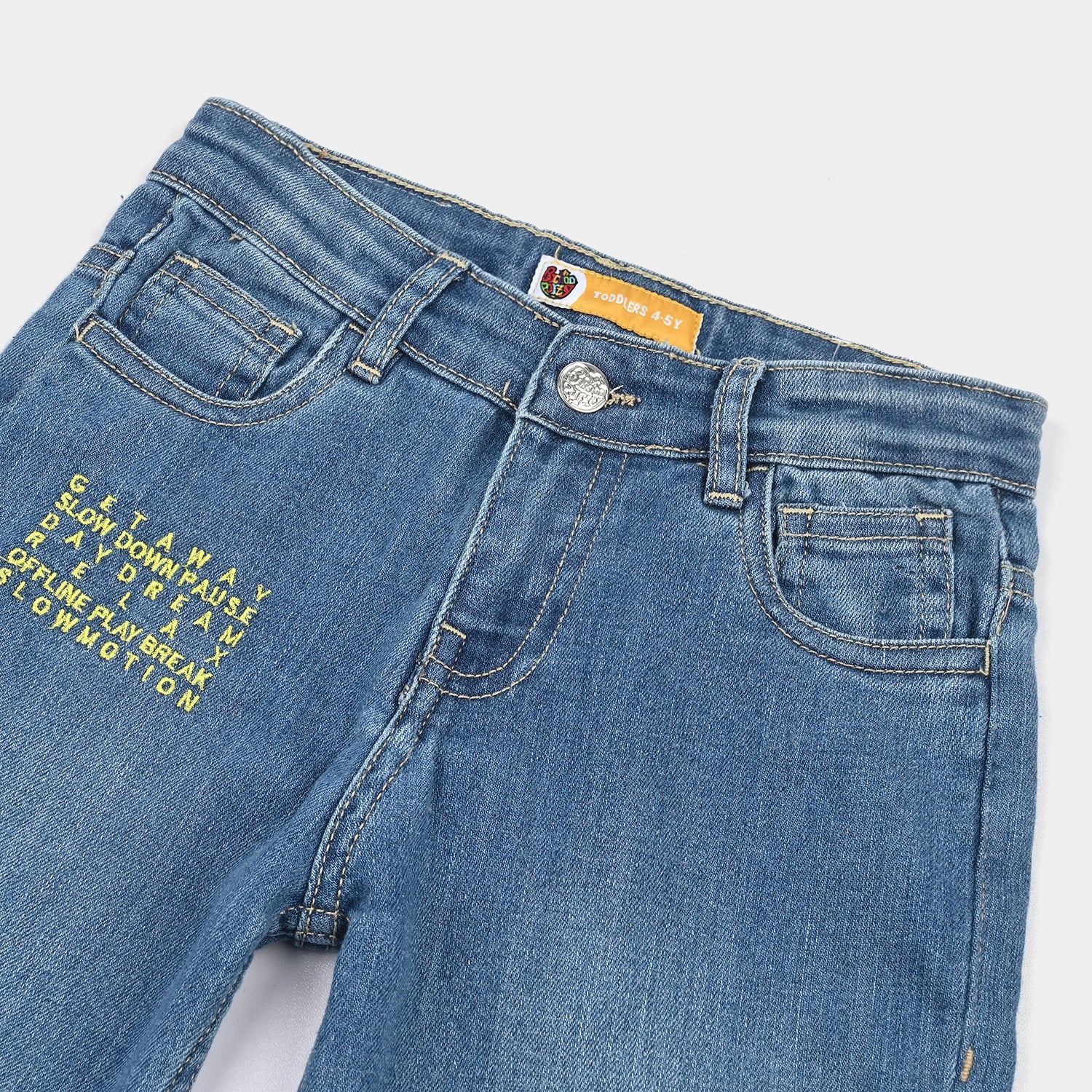 Boys Denim rigid Pant Get Away-L.Blue - Image 2