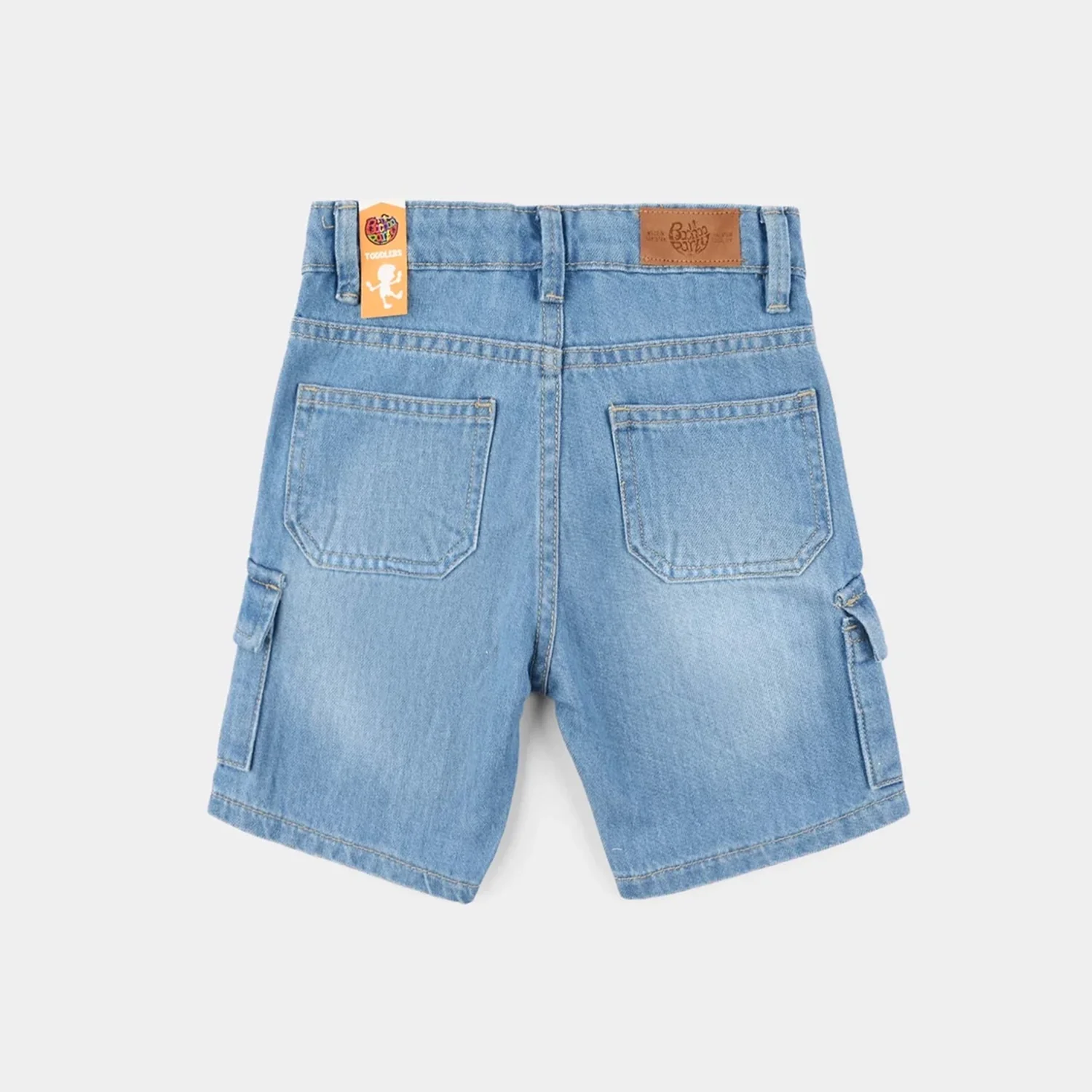 Boys Denim Rigid Shorts (Own Today) - Light Blue - Image 4