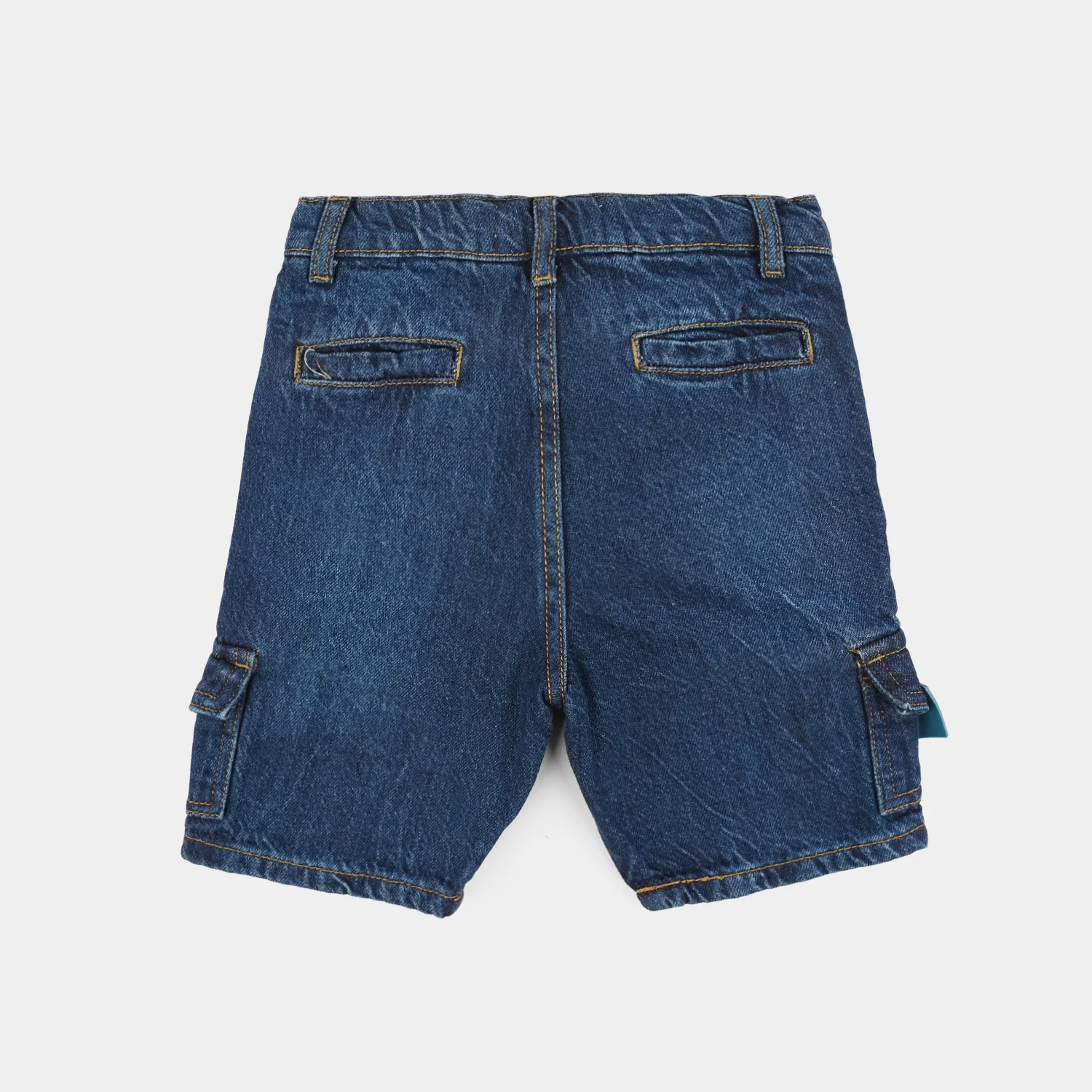 Boys Denim Shorts (Leader) - Mid Blue - Image 4