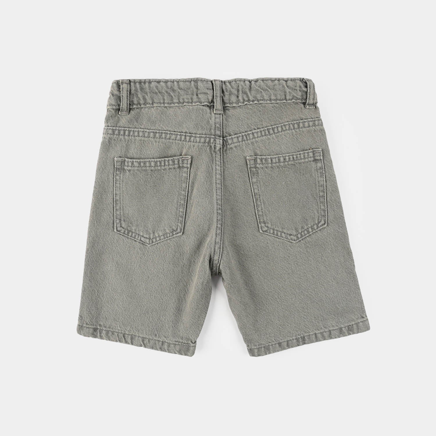 Boys Denim Stretch Shorts (Vengeance) - Grey - Image 4