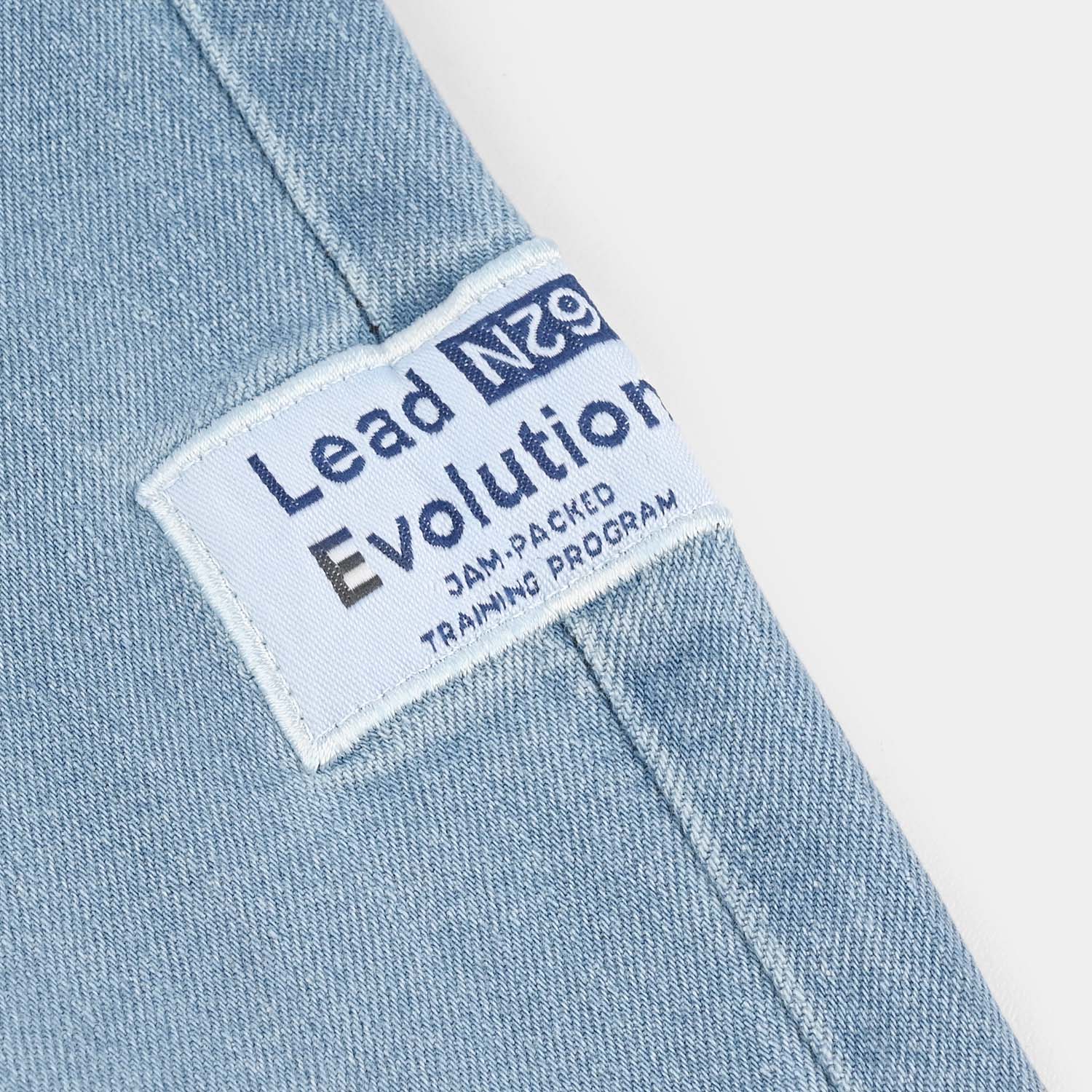 Boys Stretch Denim Pants (Lead Evolution) - Light Blue - Image 3