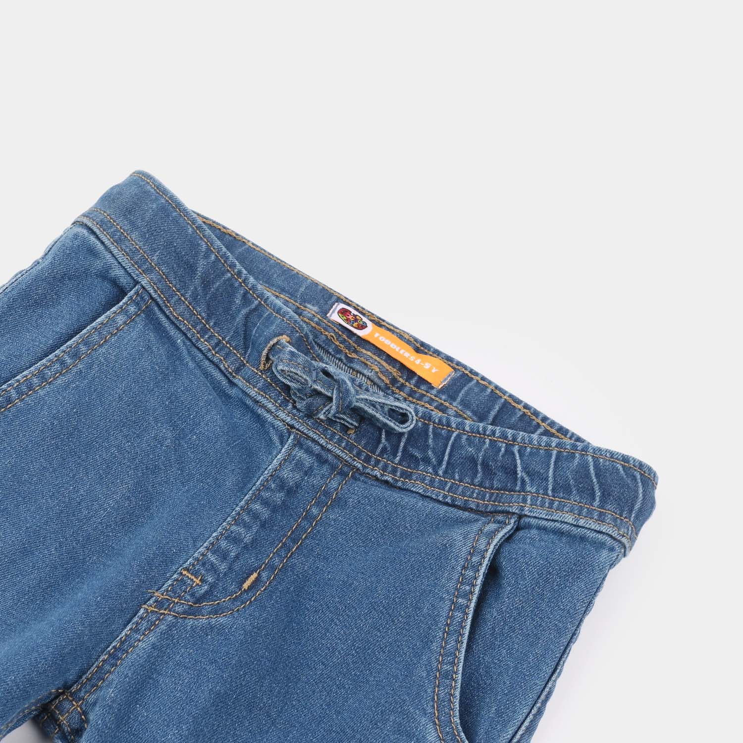 Boys Stretch Denim Pants (Lead) - Light Blue - Image 2