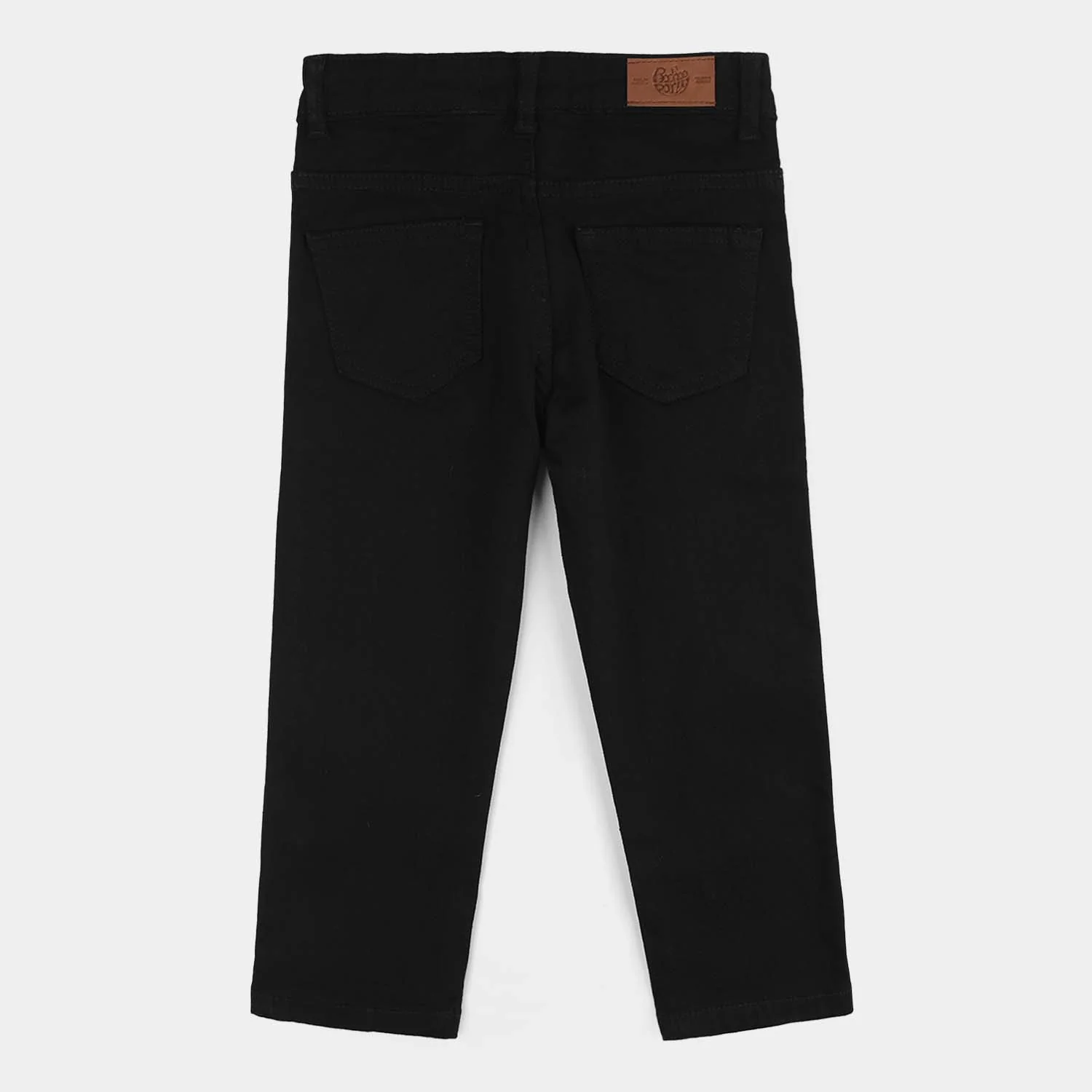 Boys Denim Stretch Pants Basic - Black - Image 3