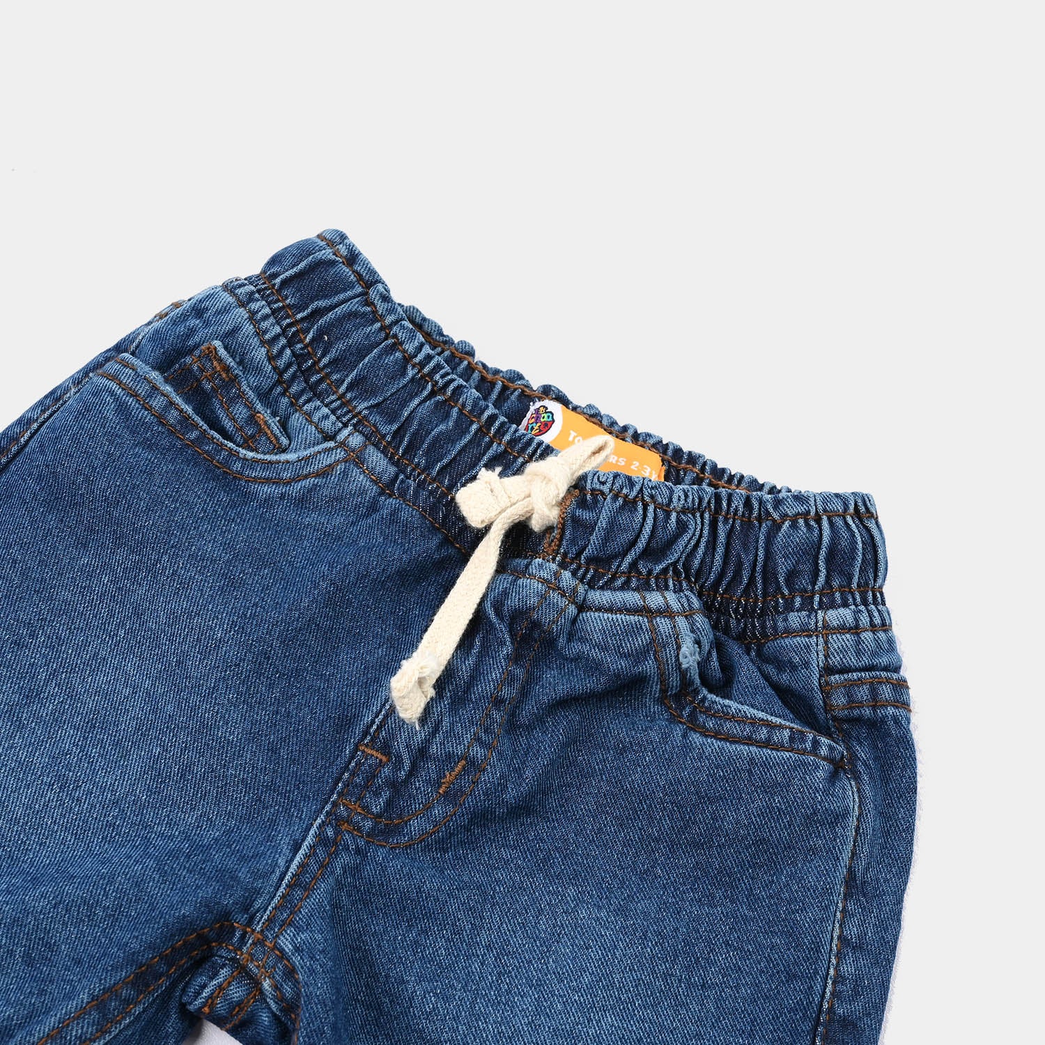 Boys Denim Viscose Short Distress-Dark BLUE - Image 2