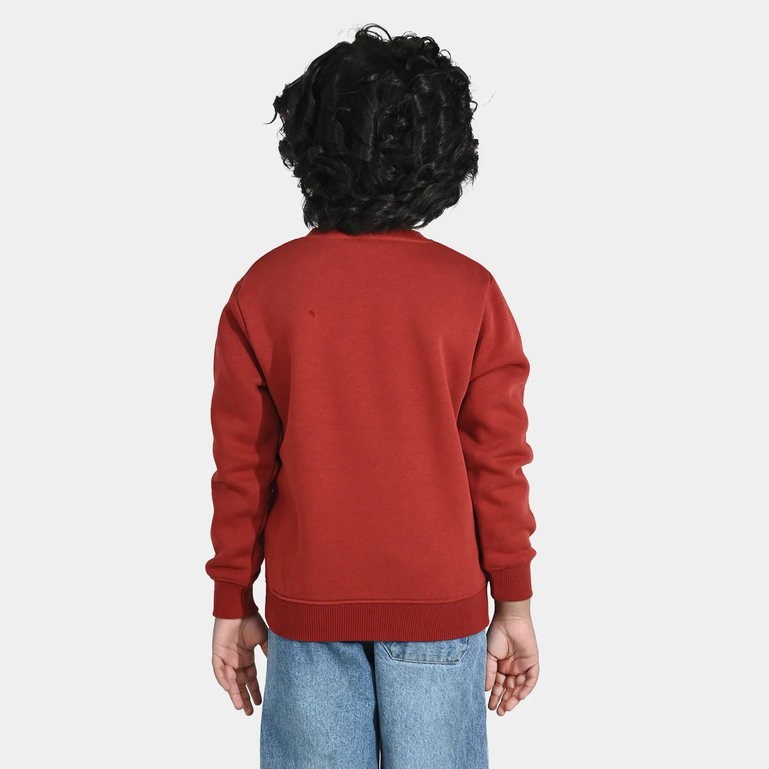 Boys Fleece Sweatshirt The Shot-Red - Image 4