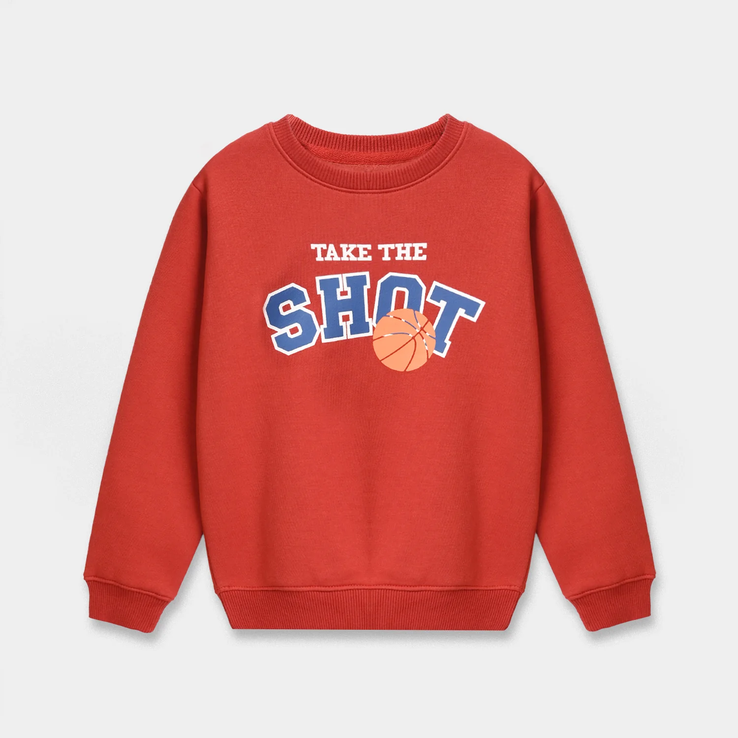 Boys Fleece Sweatshirt The Shot-Red - Image 5