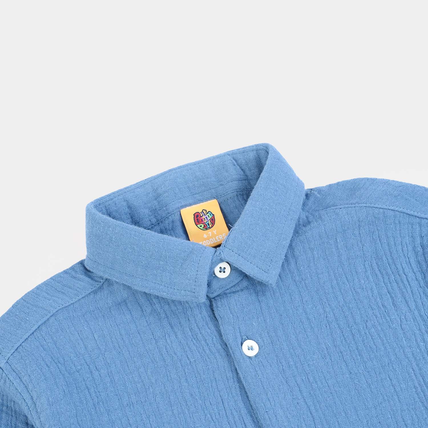 Boys Gauze Shirt (Life Is Good)-BLUE - Image 2