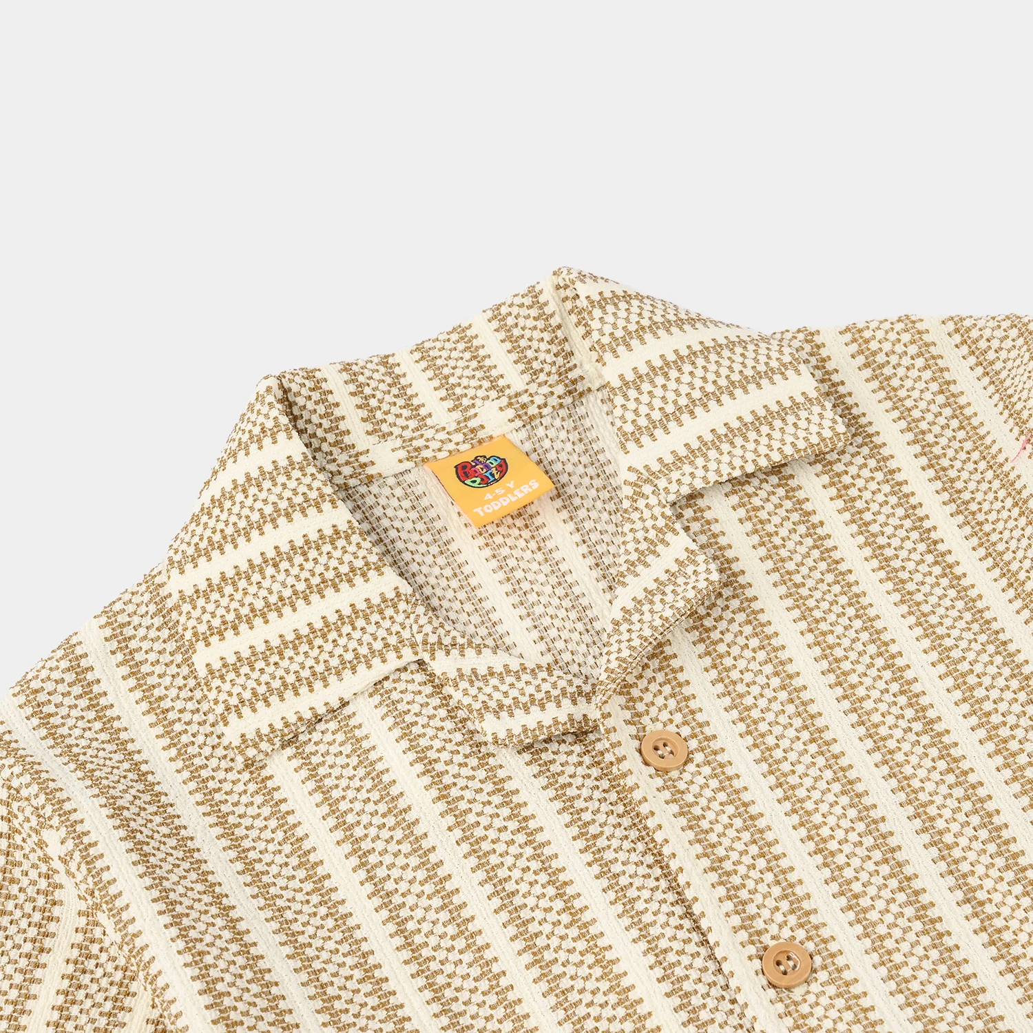 Boys Jacquard 2-Pc Suit (Resort) - Brown/White - Image 5