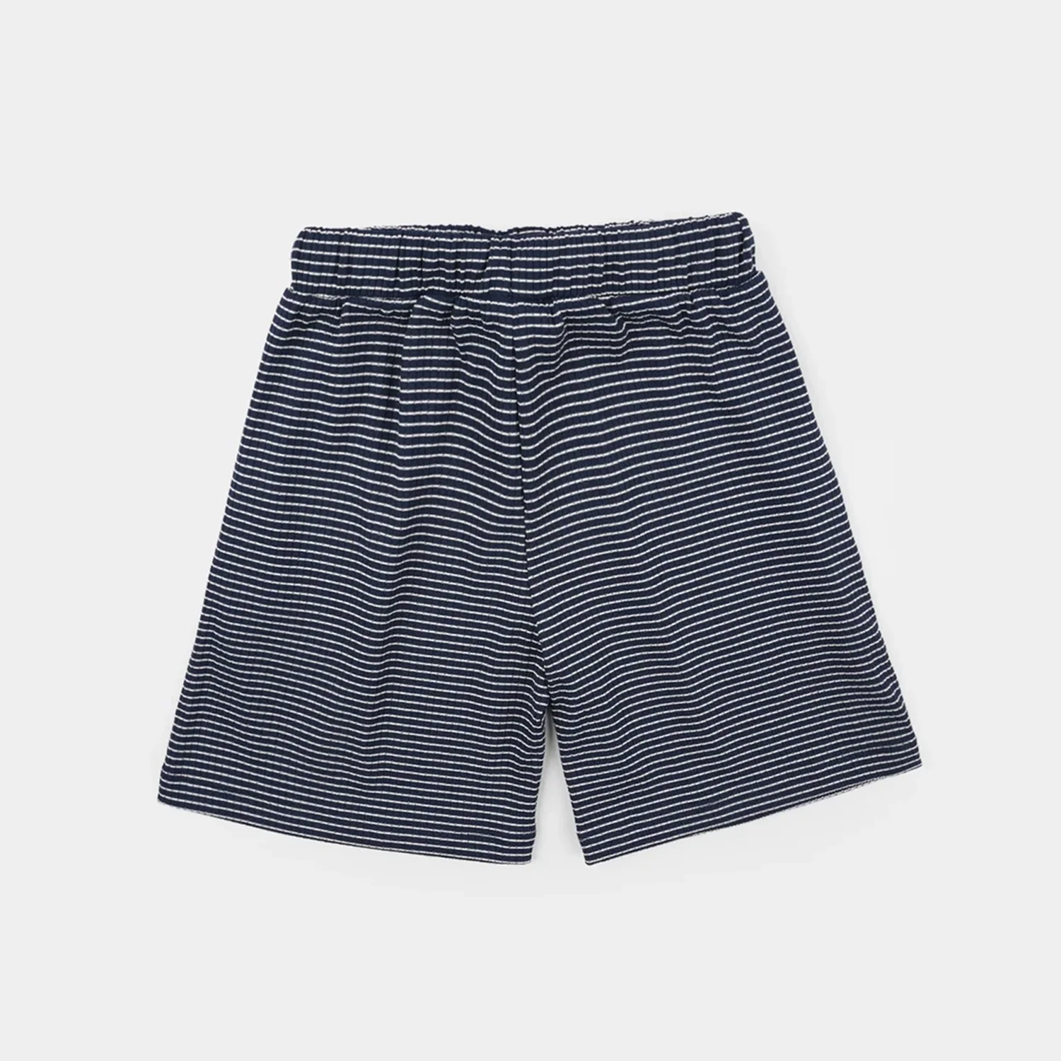 Boys Jacquard Shorts (Wave) - Blue - Image 4