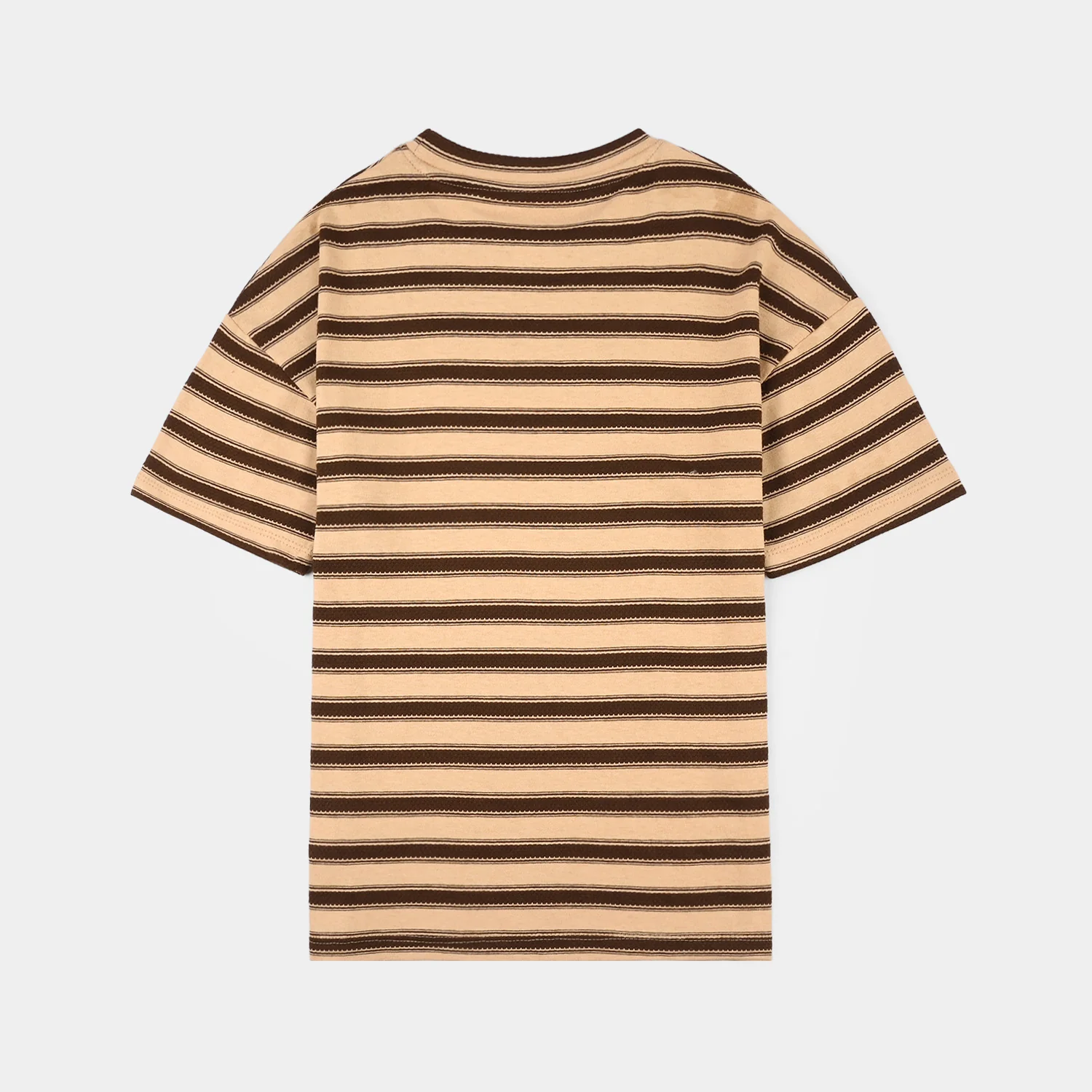 Boys Jacquard T-Shirt (You Can Do It) - Brown - Image 3
