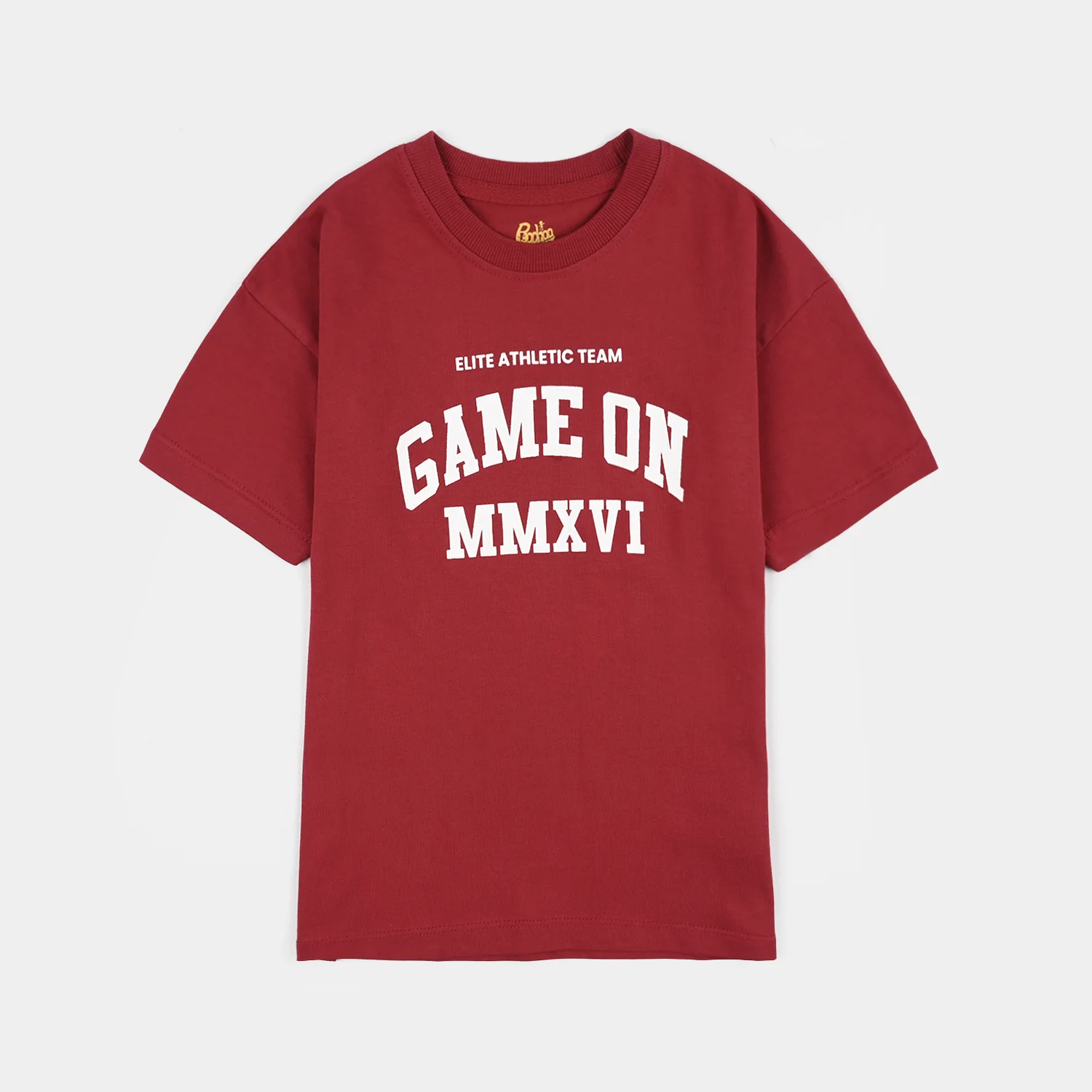 Boys Jersey/Terry 2Piece Suit Game On-Rio.Red - Image 2
