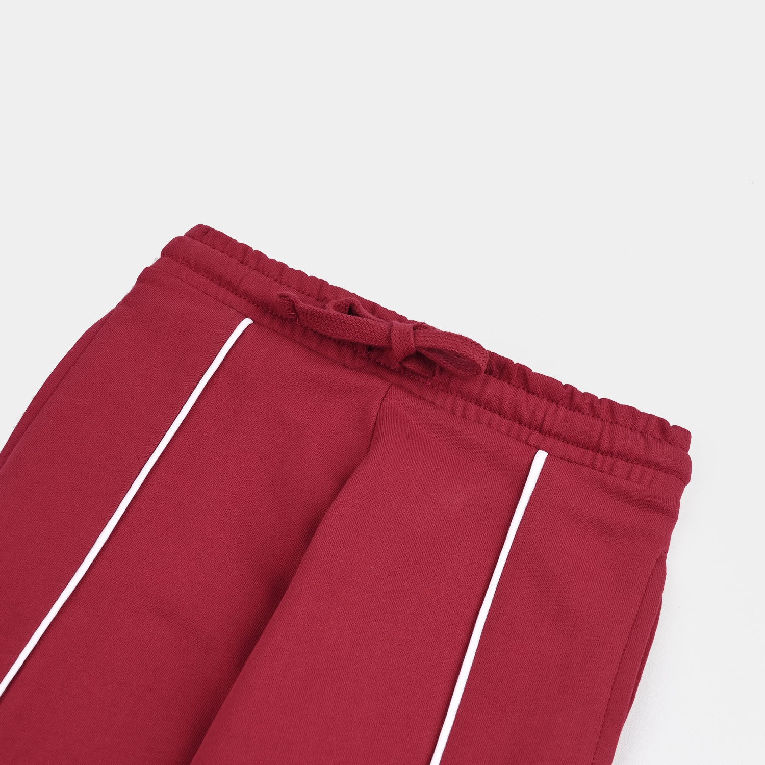 Boys Jersey/Terry Pyjama Red With Piping-Rio.Red - Image 2