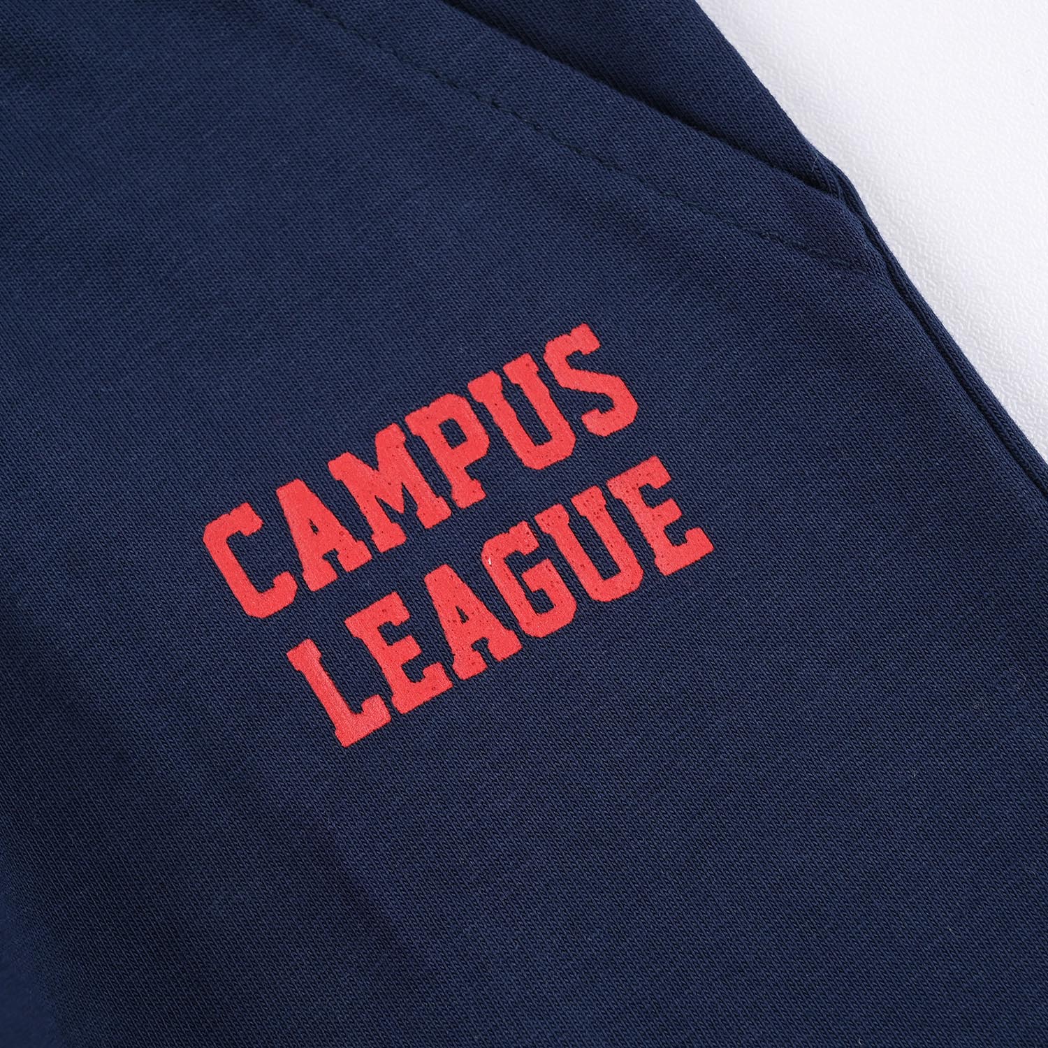 Boys Jersey/Terry Short Campus League-Navy Blue - Image 3