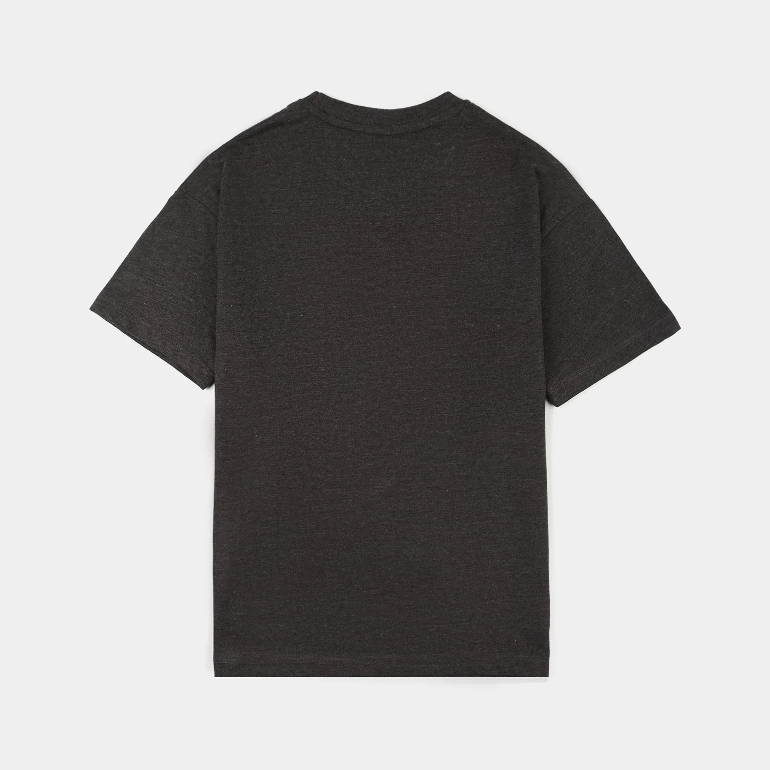 Boys Jersey/Terry T-Shirt (Park) - Dark Grey Melange - Image 4