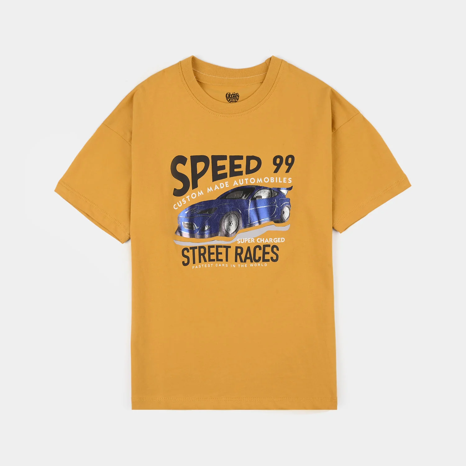 Boys Jersey/Terry T-Shirt (Speed) - Yellow
