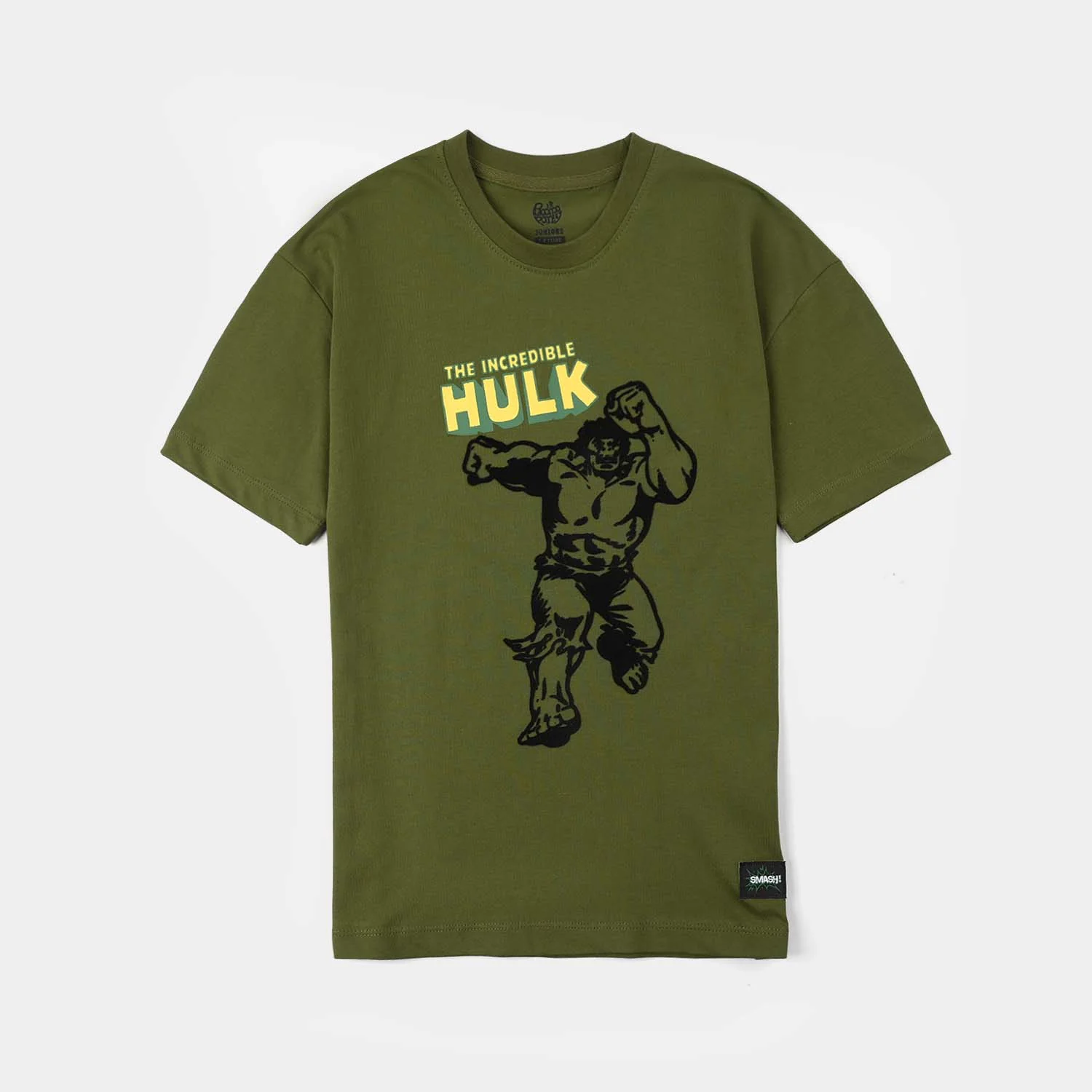 Boys Jersey/Terry T-Shirt (The Incredible) - Olive Green