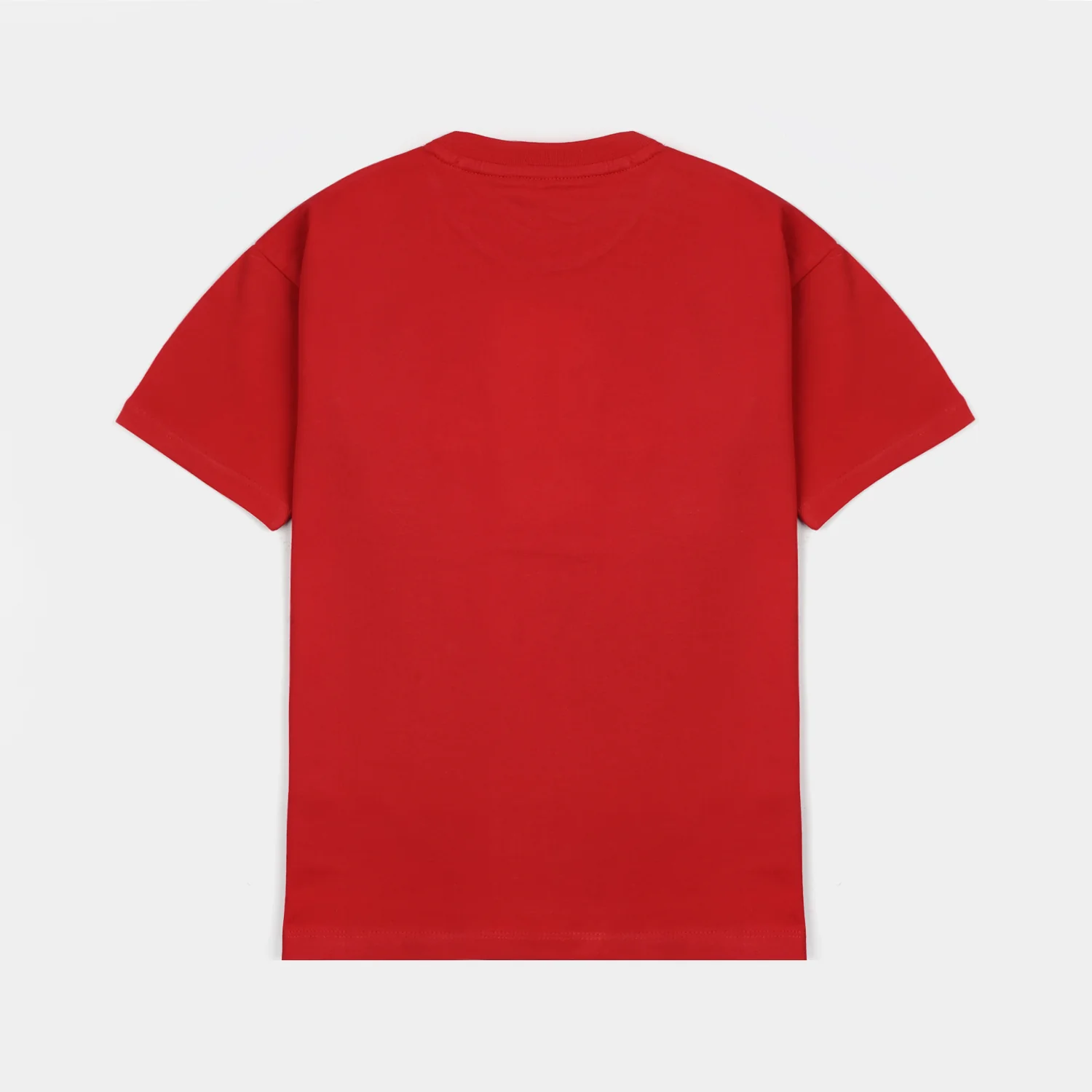 Boys Jersey/Terry T-Shirt (Vacay Mood) – Red - Image 4