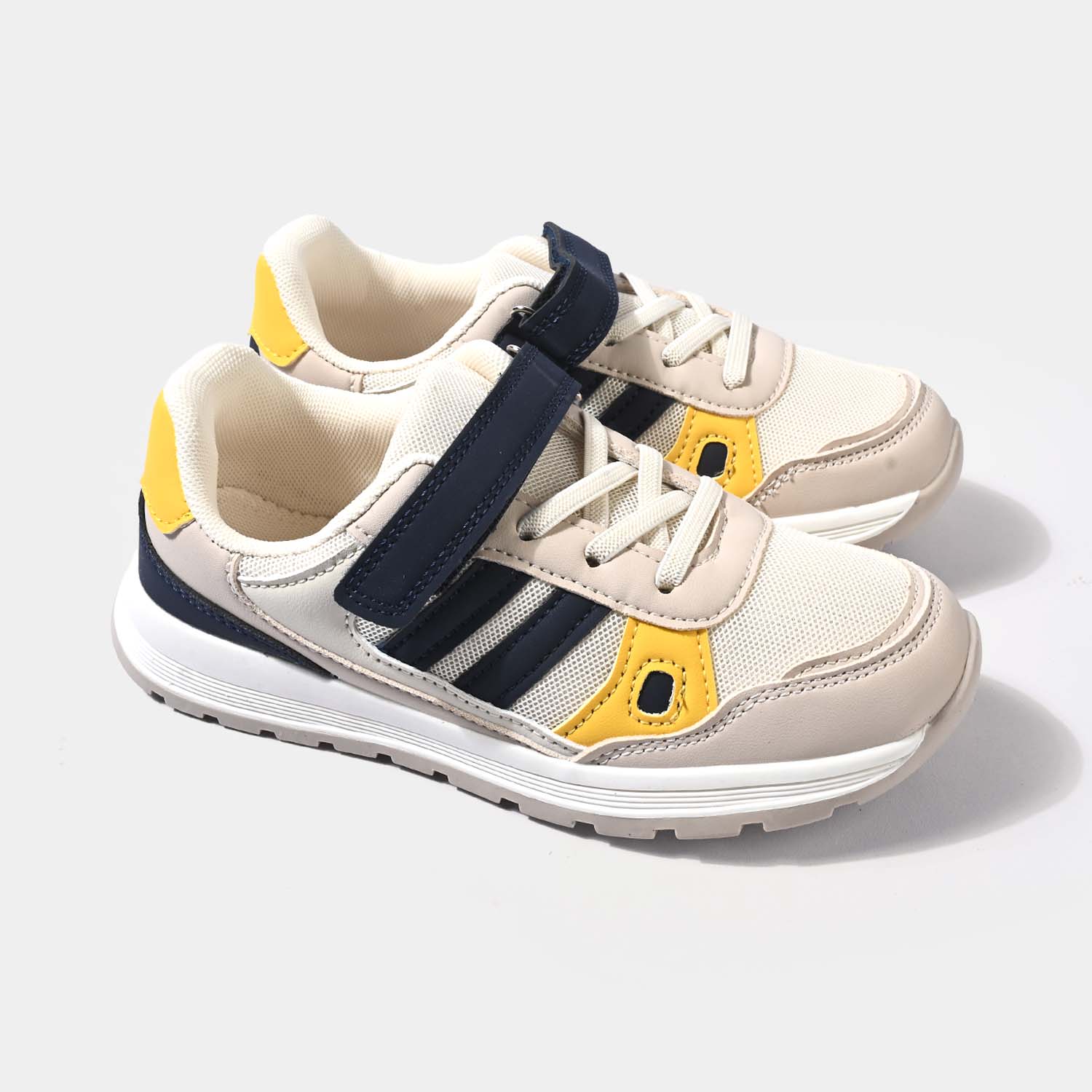 Boys Joggers 716-3-Beige.Navy - Image 3