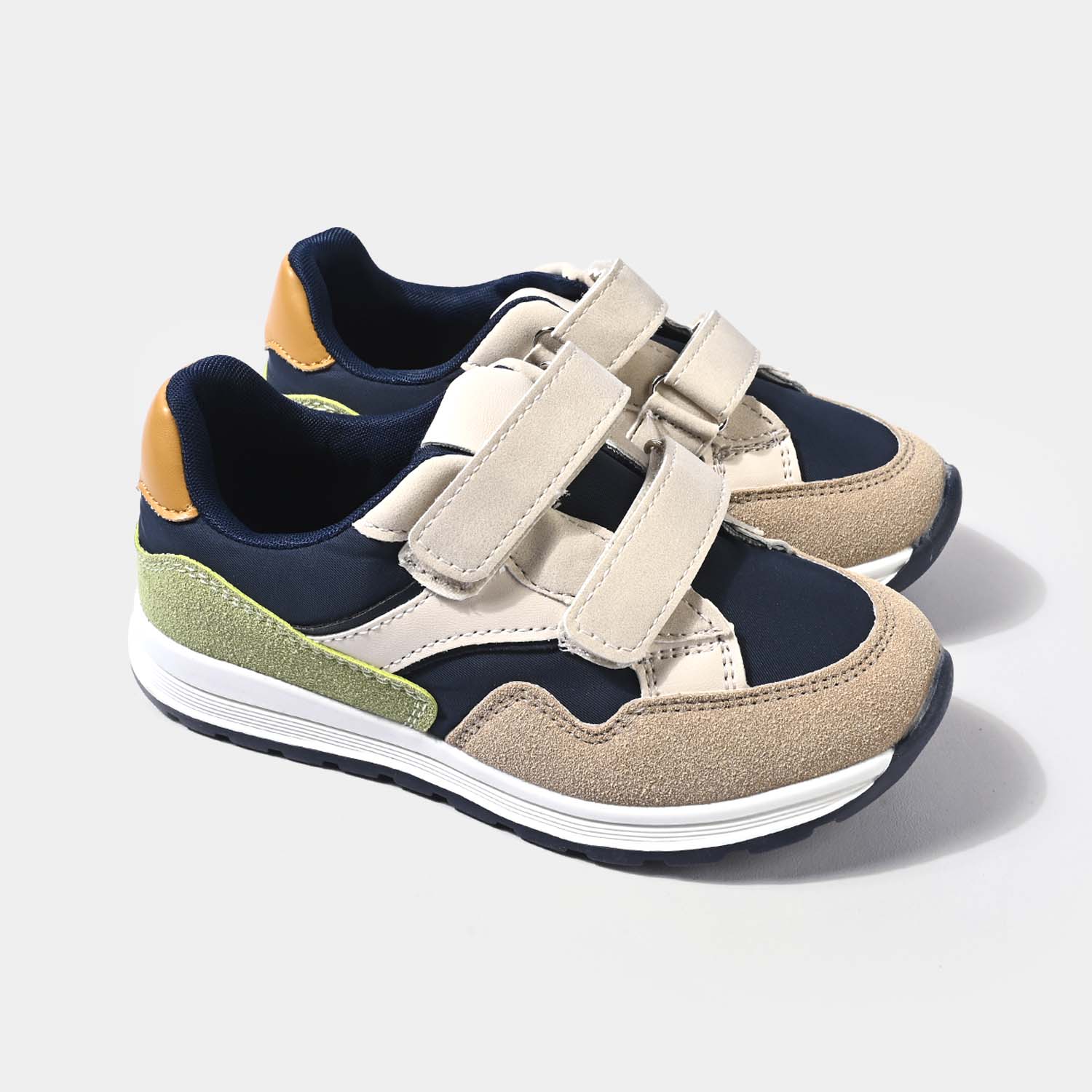 Boys Joggers 716-4-Beige/Navy - Image 3