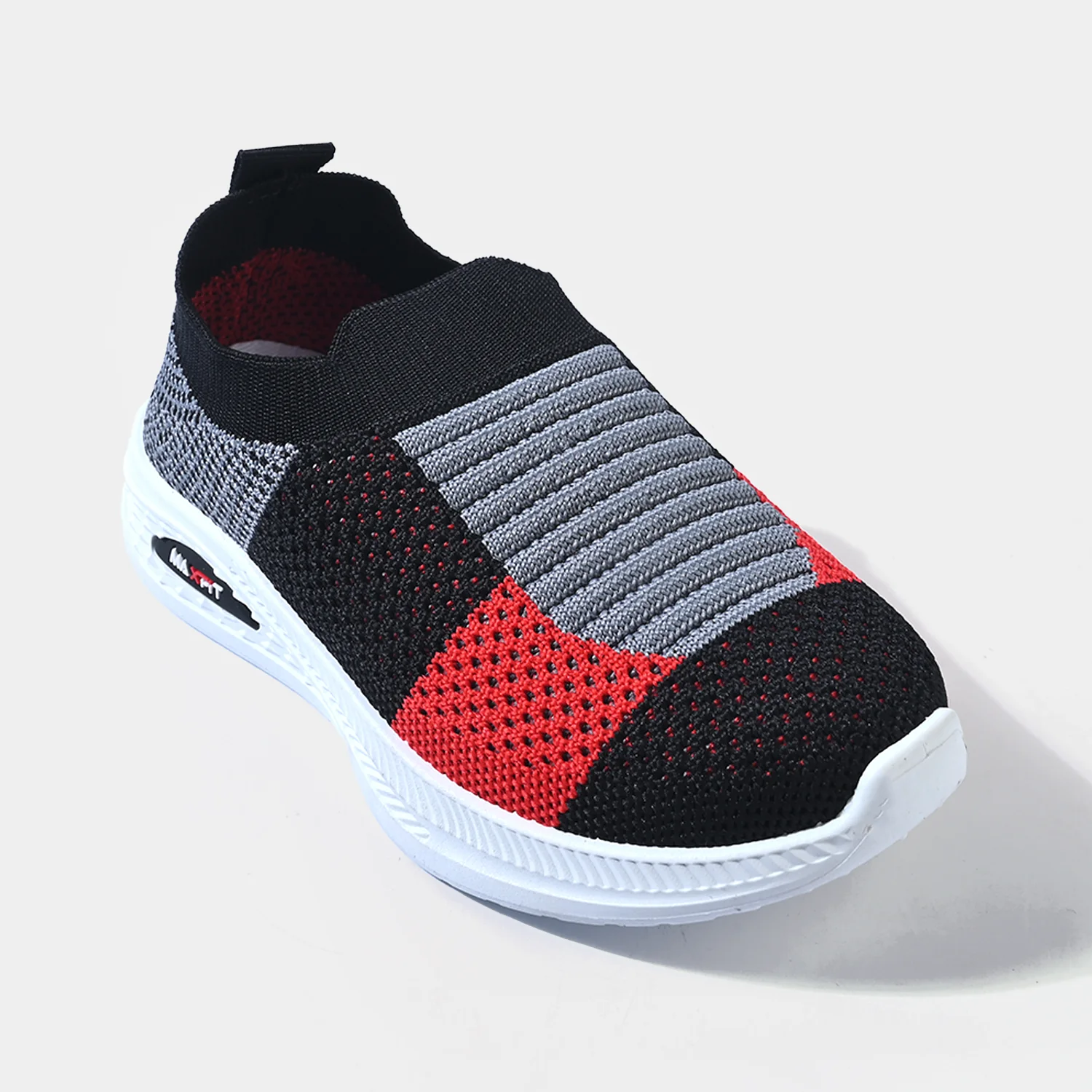 Boys Joggers FMX-19 Knit Slip-On Sneakers – Black