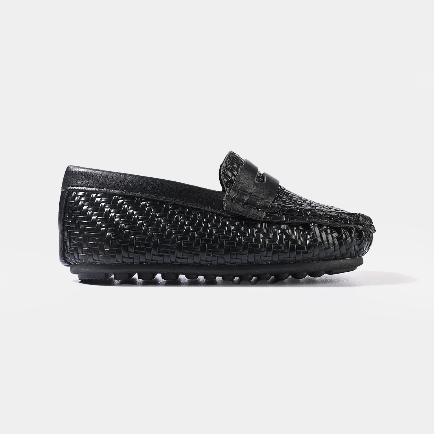 Boys Loafer H502-B10-BLACK - Image 4