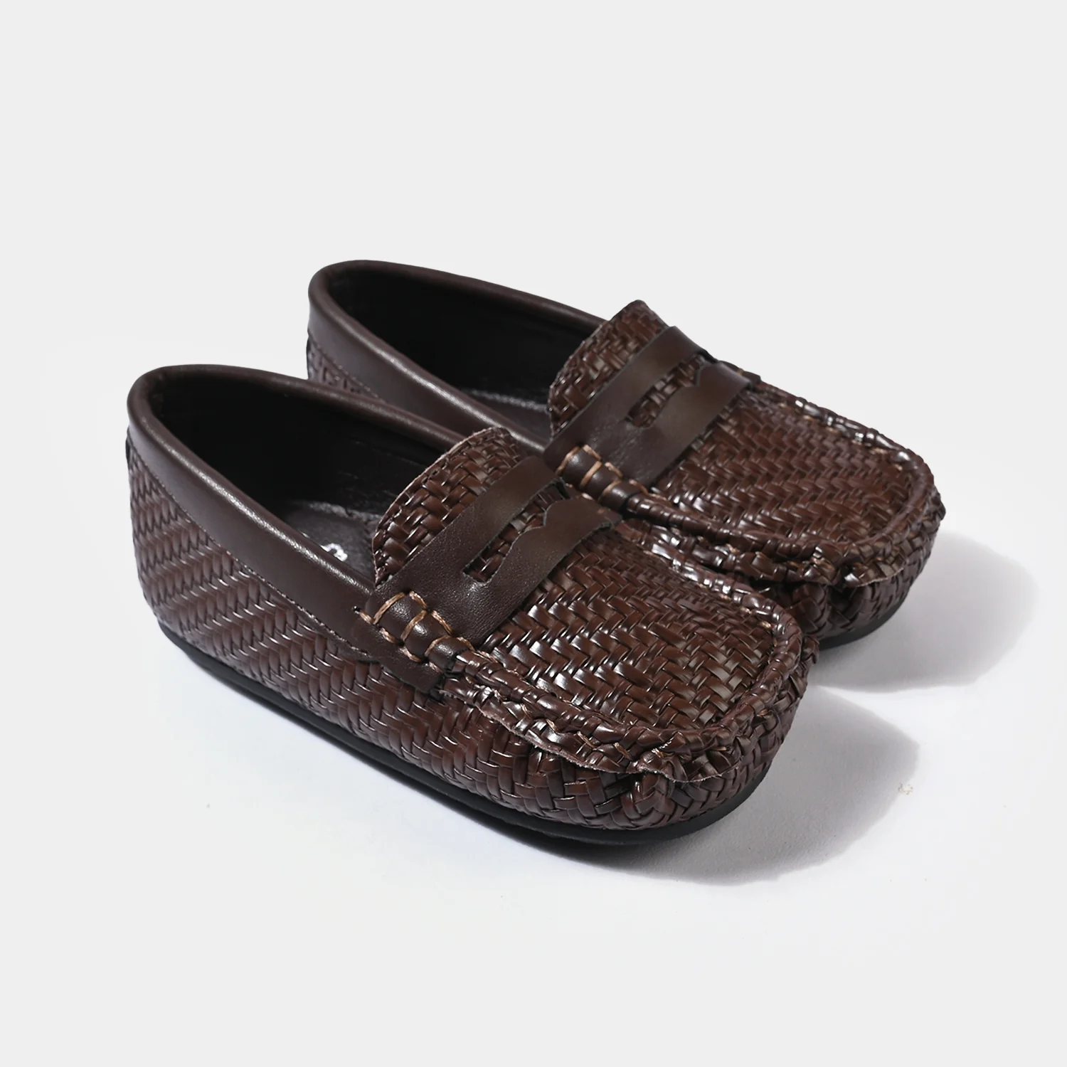 Boys Loafer H502-B10-COFFEE - Image 3