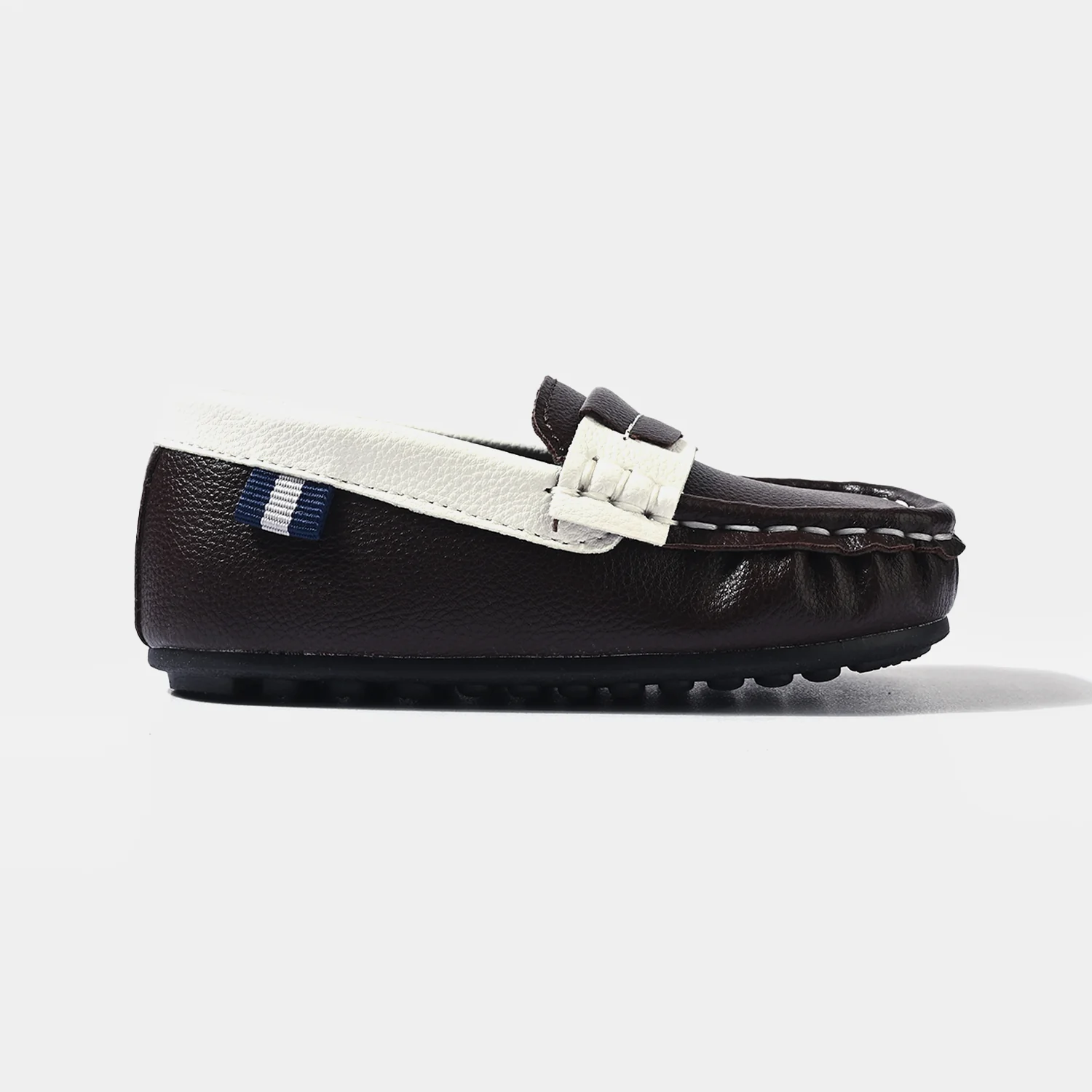 Boys Loafers H502-L1-COFFEE - Image 4